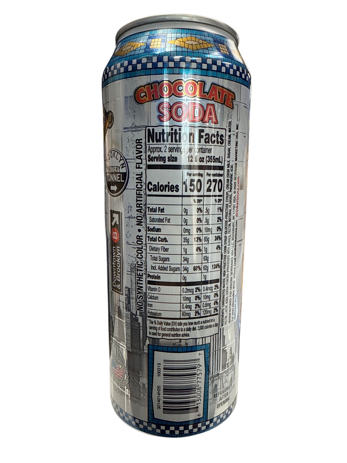 Arizona Schokoladen-Ei-Cremesoda 650ML - U.S. Ausgabe