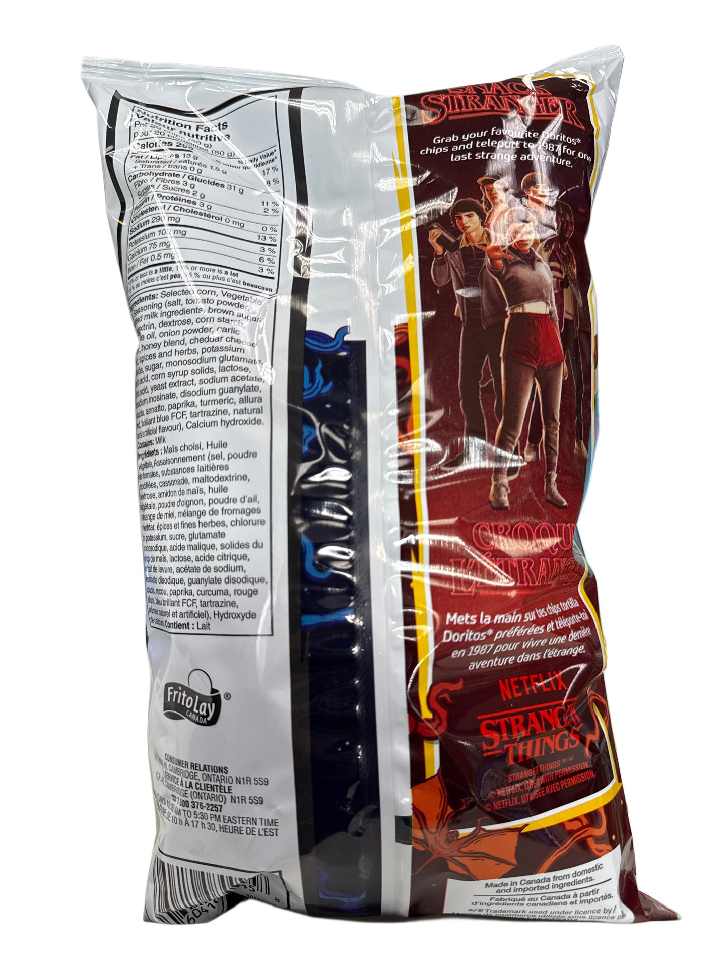 Doritos Collisions Limited Edition Stranger Things Pizza und Cool Ranch Geschmack 210G - Kanadische Ausgabe