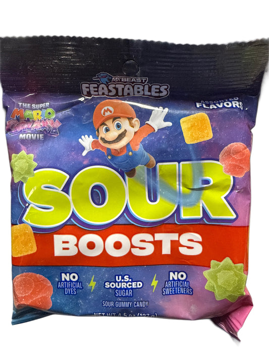 Feastables Super Mario Galaxy Sour Boosts Candy 127G - U.S Edition