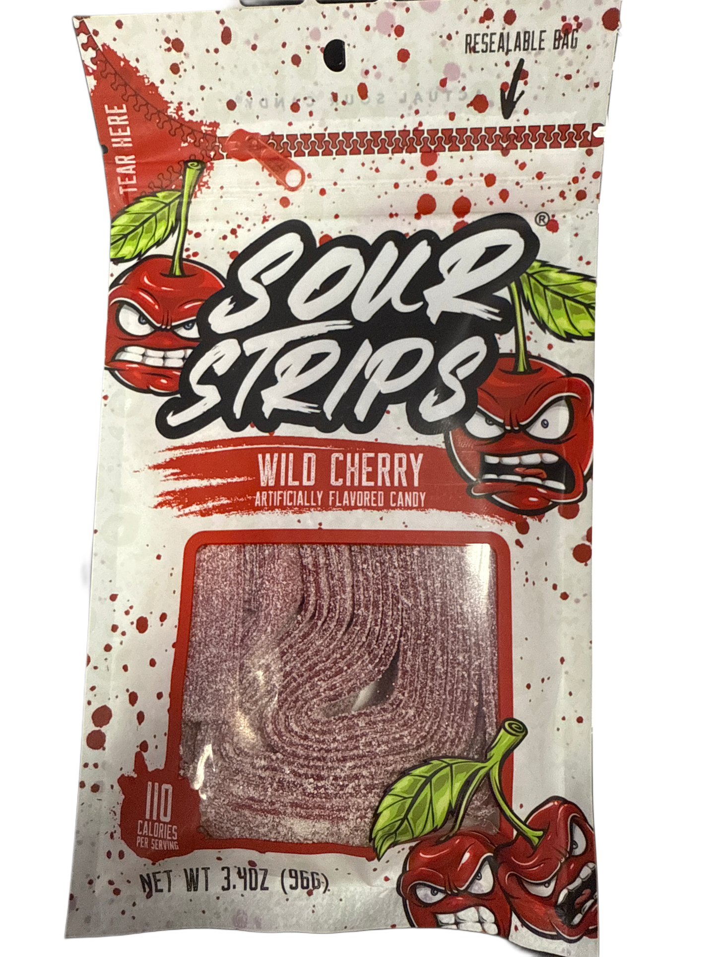 Sour Strips Wild Cherry 96G U.S Edition