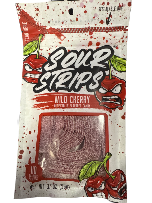 Sour Strips Wild Cherry 96G U.S Edition