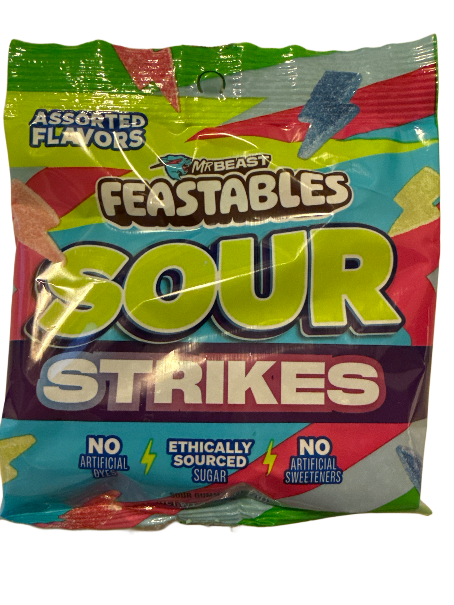 Mr. Beast Feastables Sour Strikes 127G - Édition U.S