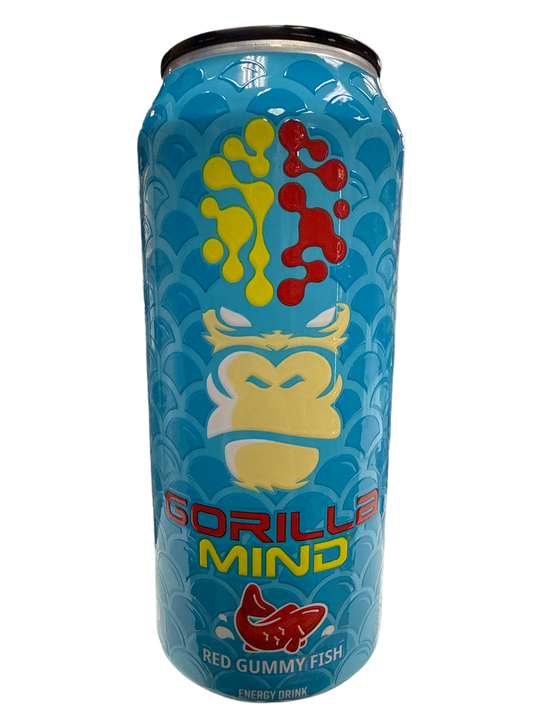 Gorilla Minds Red Gummy Fish Energy Drink 473ML - U.S Edition