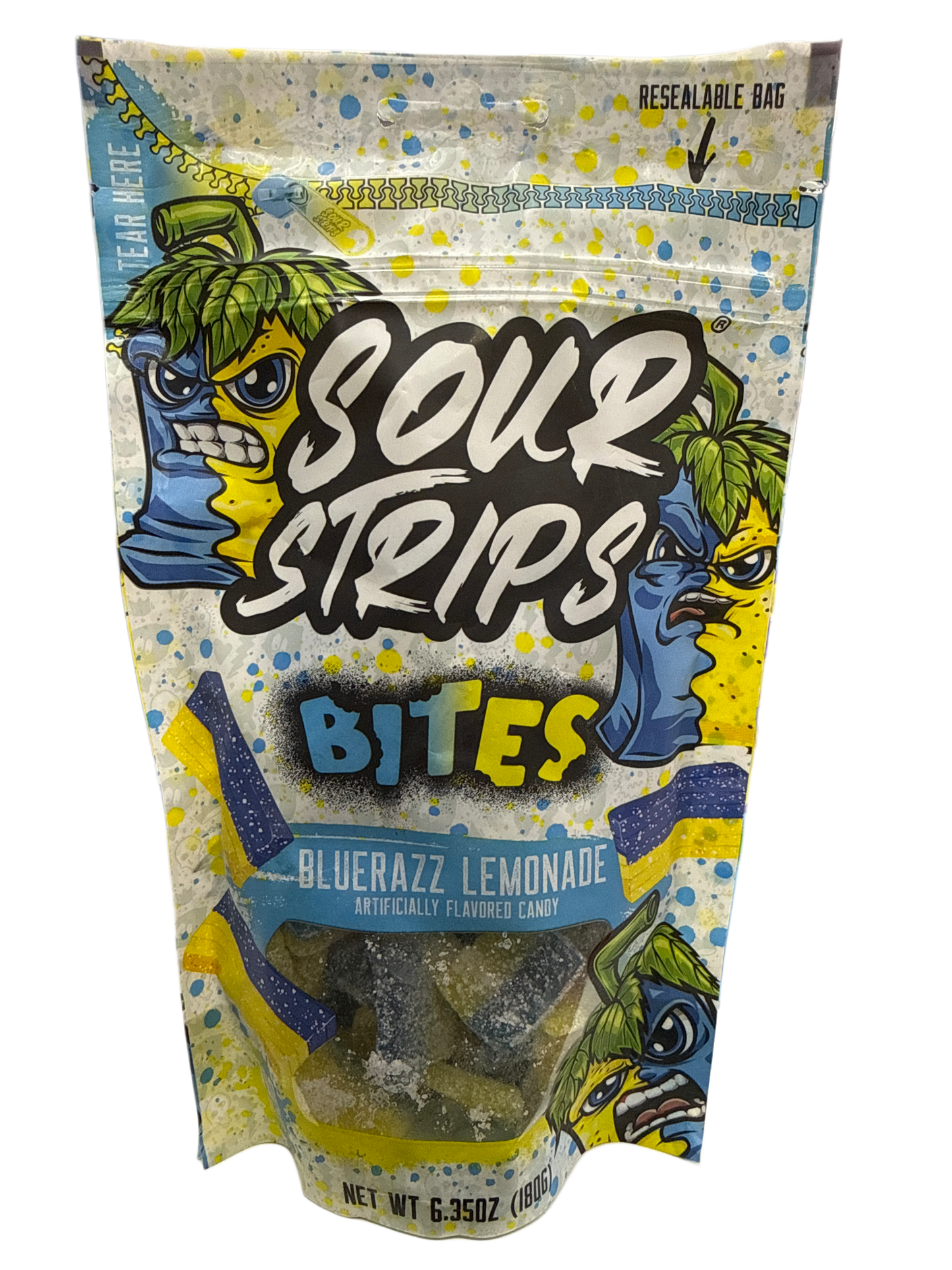 Sour Strip Bite BlueRazz Lemonade 180G - U.S Edition
