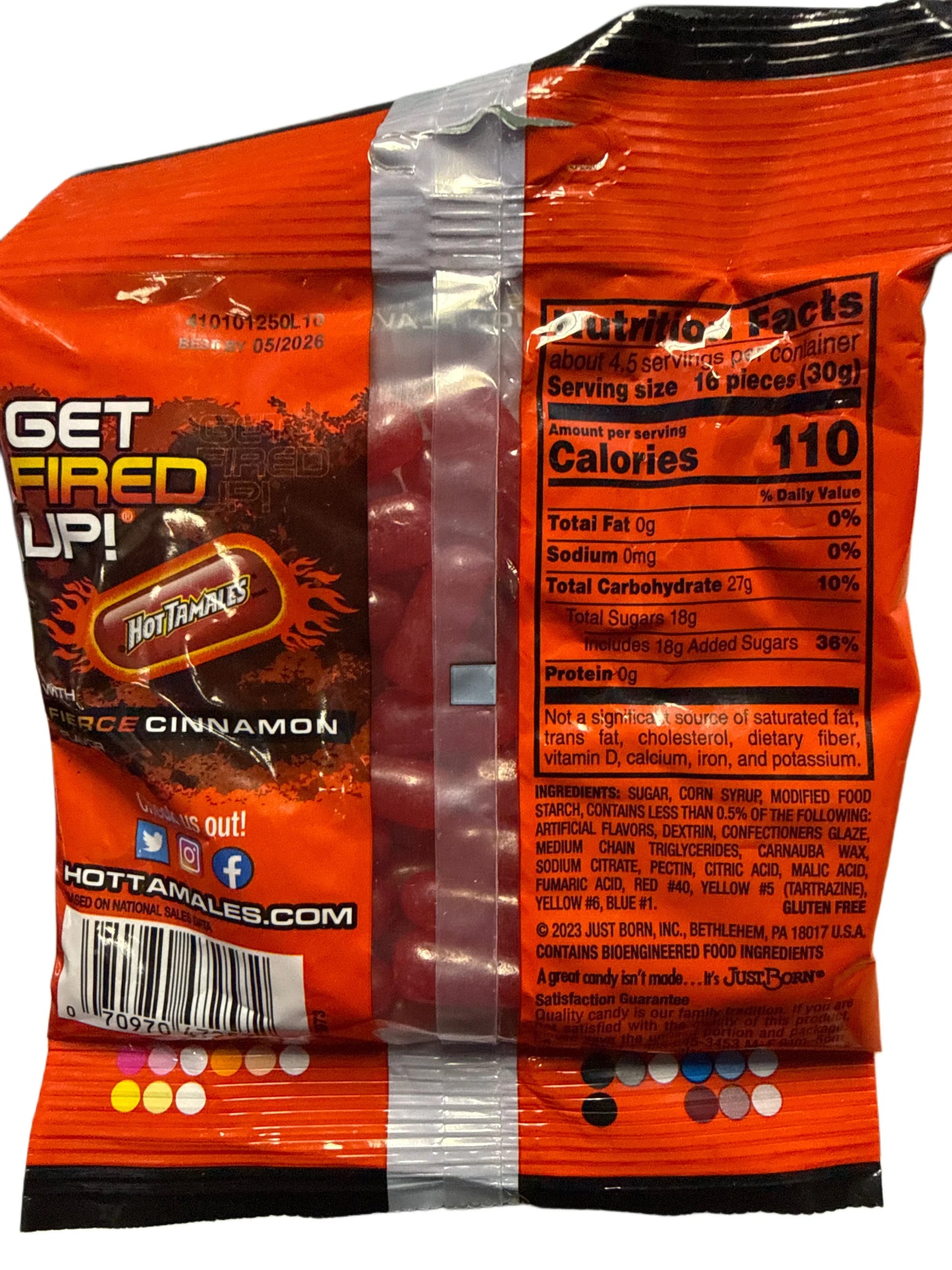 Hot Tamales Stark Kanel Smak 141G - U.S Utgåva