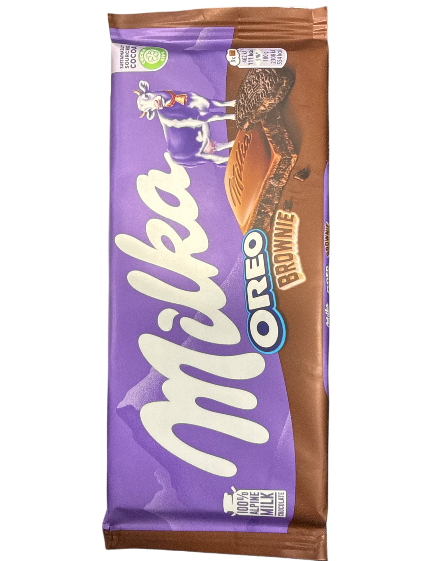 Milka Oreo Brownie Chocolate Bar 100G - Spain Edition