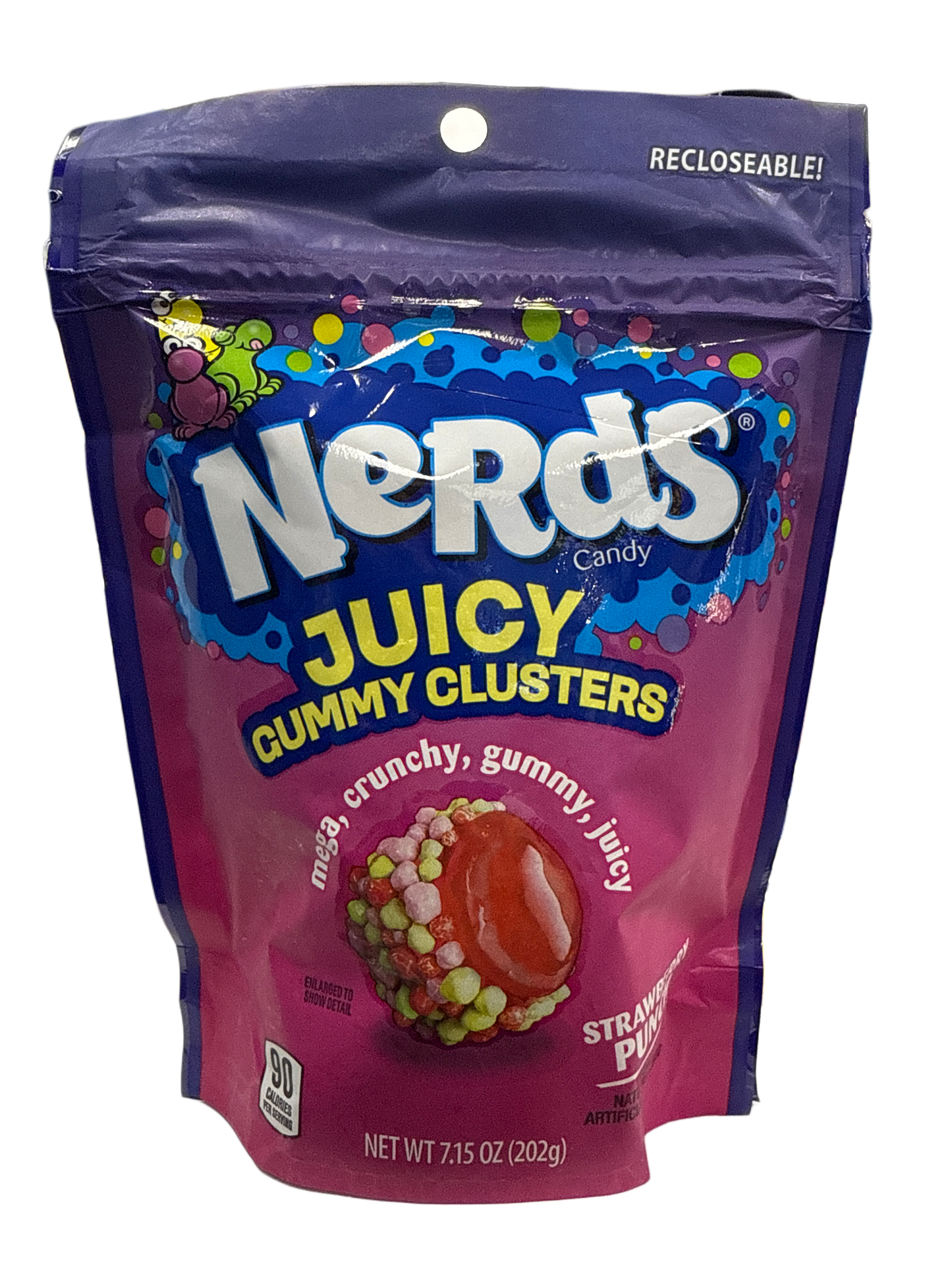 Nerds Saftiga Gelékluster 202G - U.S Edition