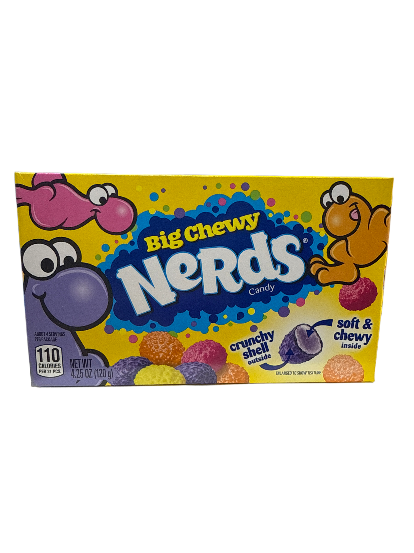 Caja grande masticable Nerds para teatro 120G - Edición EE. UU.