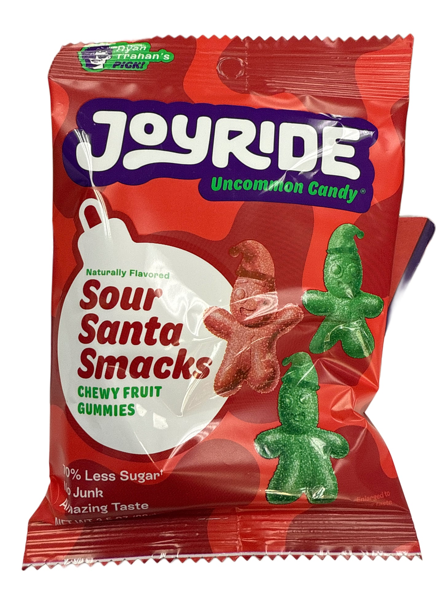 Joyride Sour Smacks Kerst Sour Santa Smacks 99G - U.S Editie