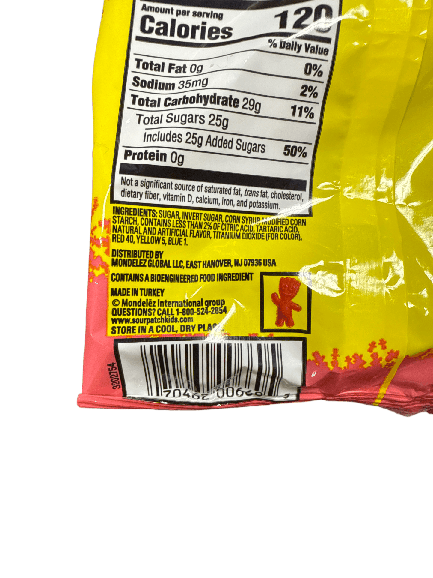 Sour Patch Kids Not So Sour Watermelon 101G - U.S Edition