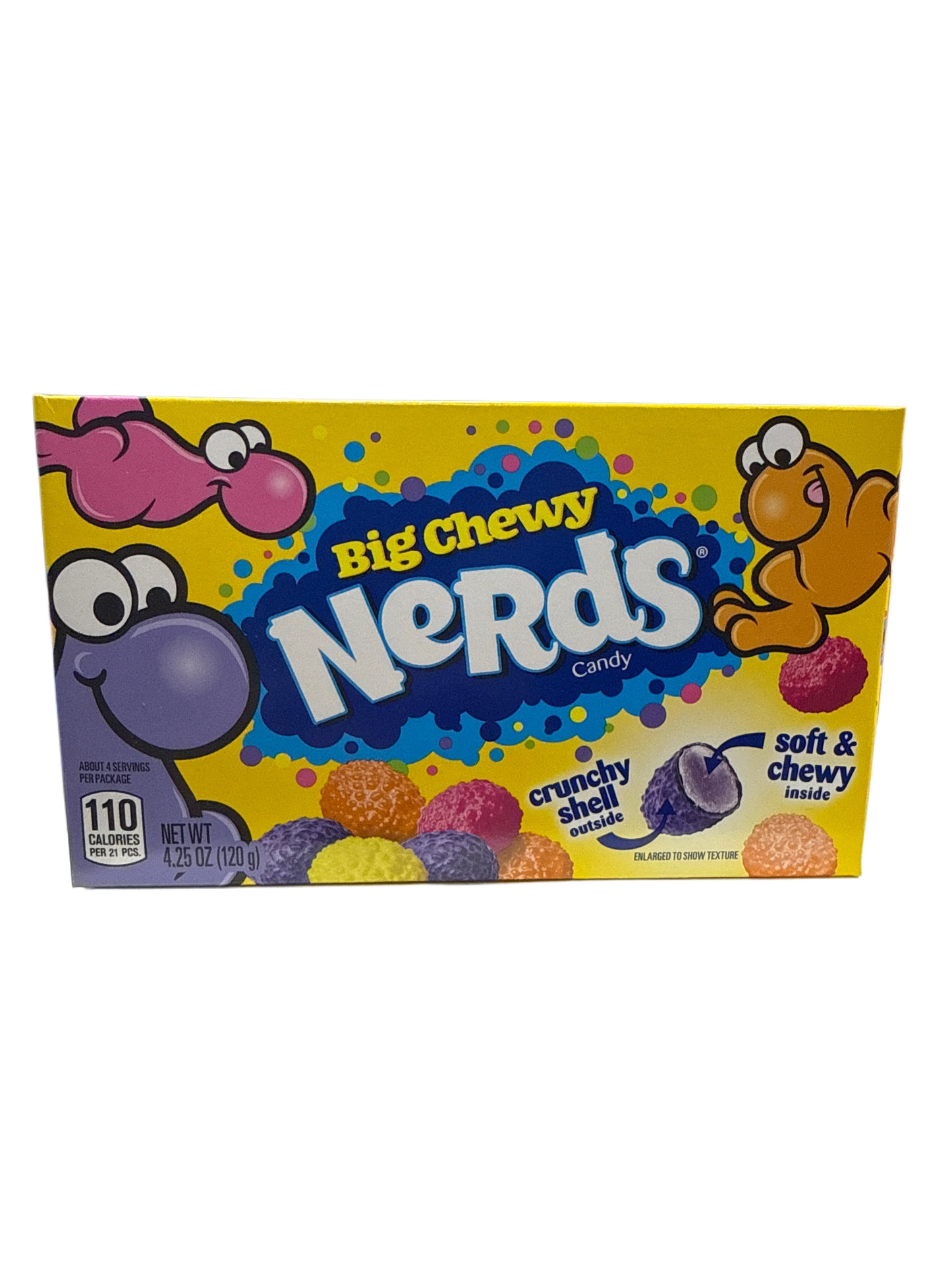 Caja grande masticable Nerds para teatro 120G - Edición EE. UU.