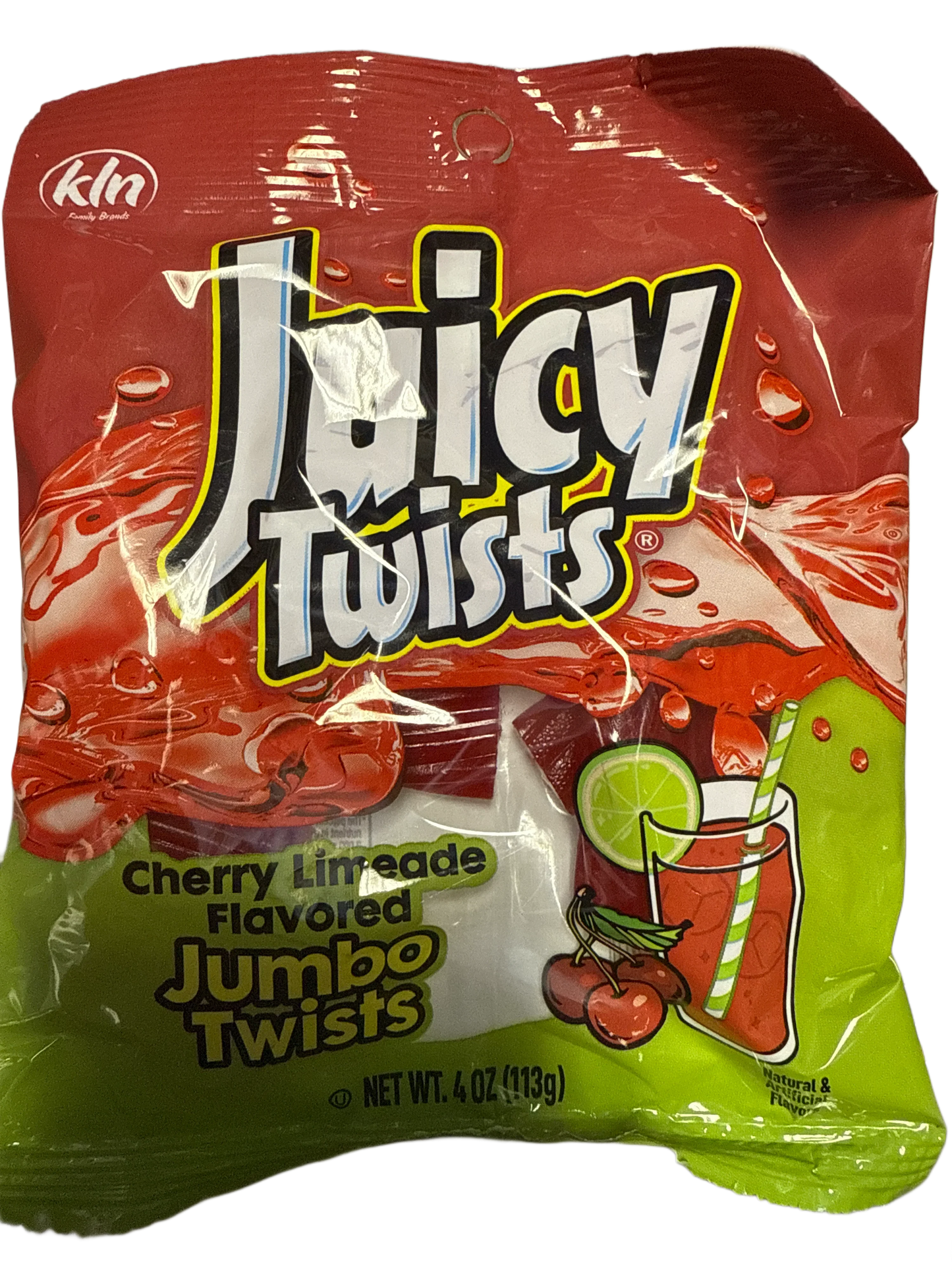 Juicy Twists Cherry Limeade Flavour Candy 113G - U.S Edition
