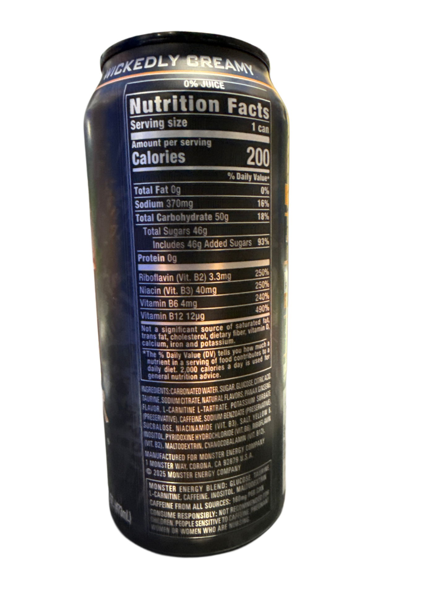 Monster Energy Orange Dreamsicle Flavour 473ML - U.S Edition