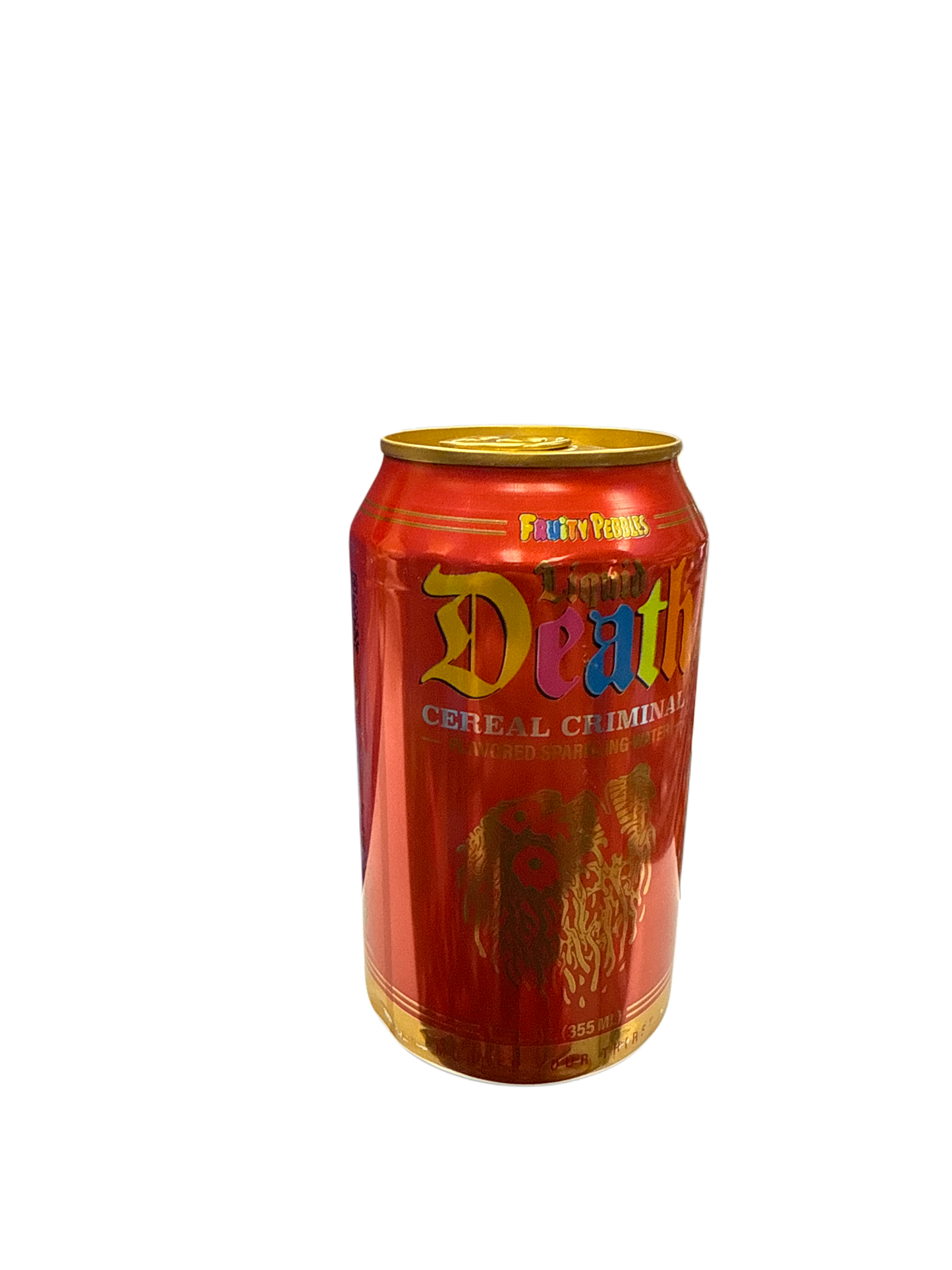 Liquid Death Limited Edition Cereal Criminal  Fruity Pebbles Flavour 355ML - U.S Edition