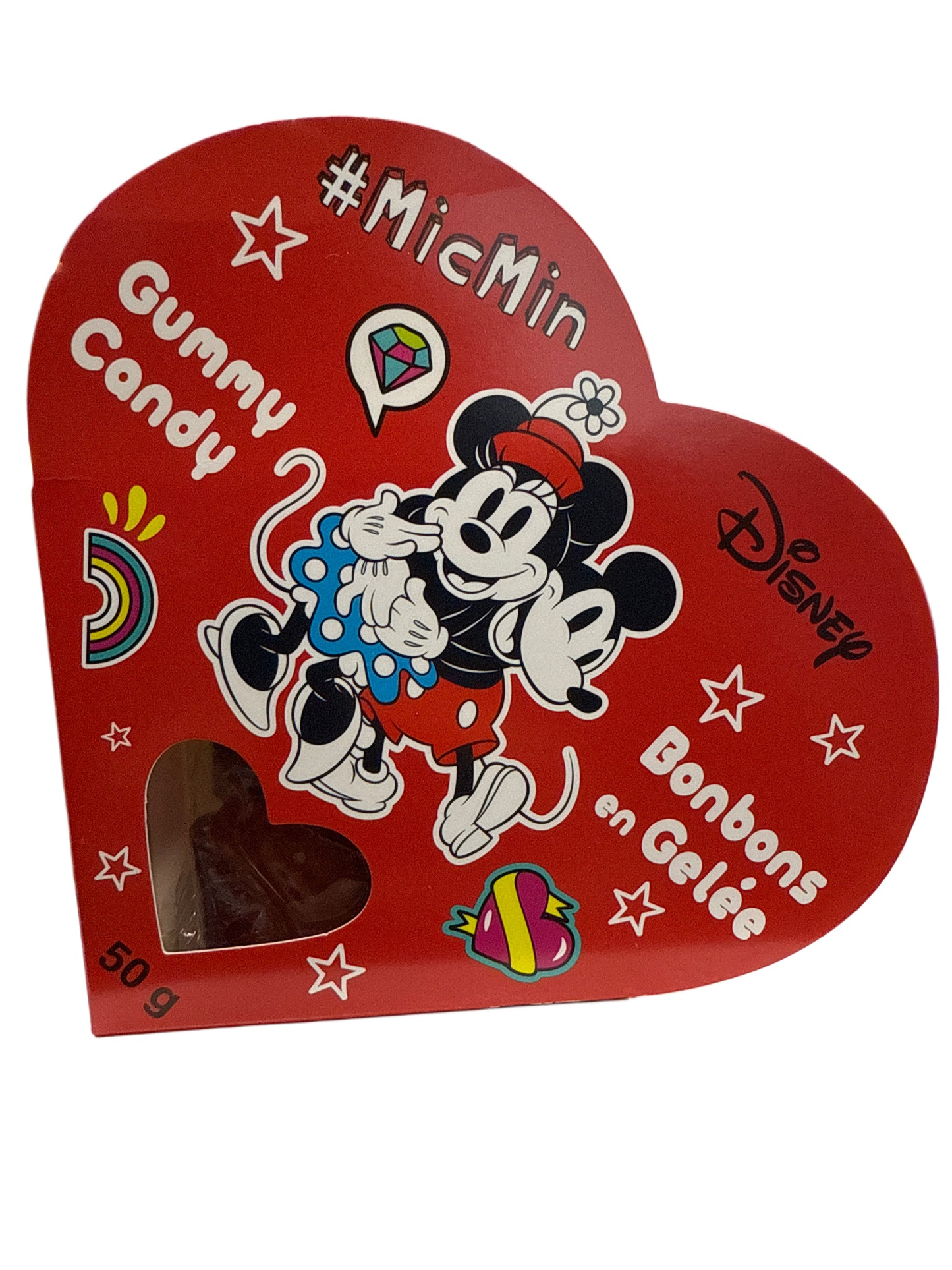 Mikey And Minnie Valentines Day Gummy Candy 50G - Canadian Edition