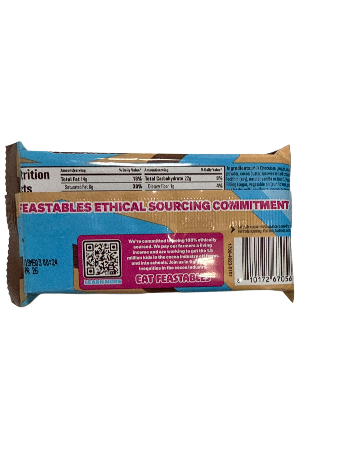 Mr Beast Feastables Creamy Chocolate Hazelnut Cups 40G - U.S Edition