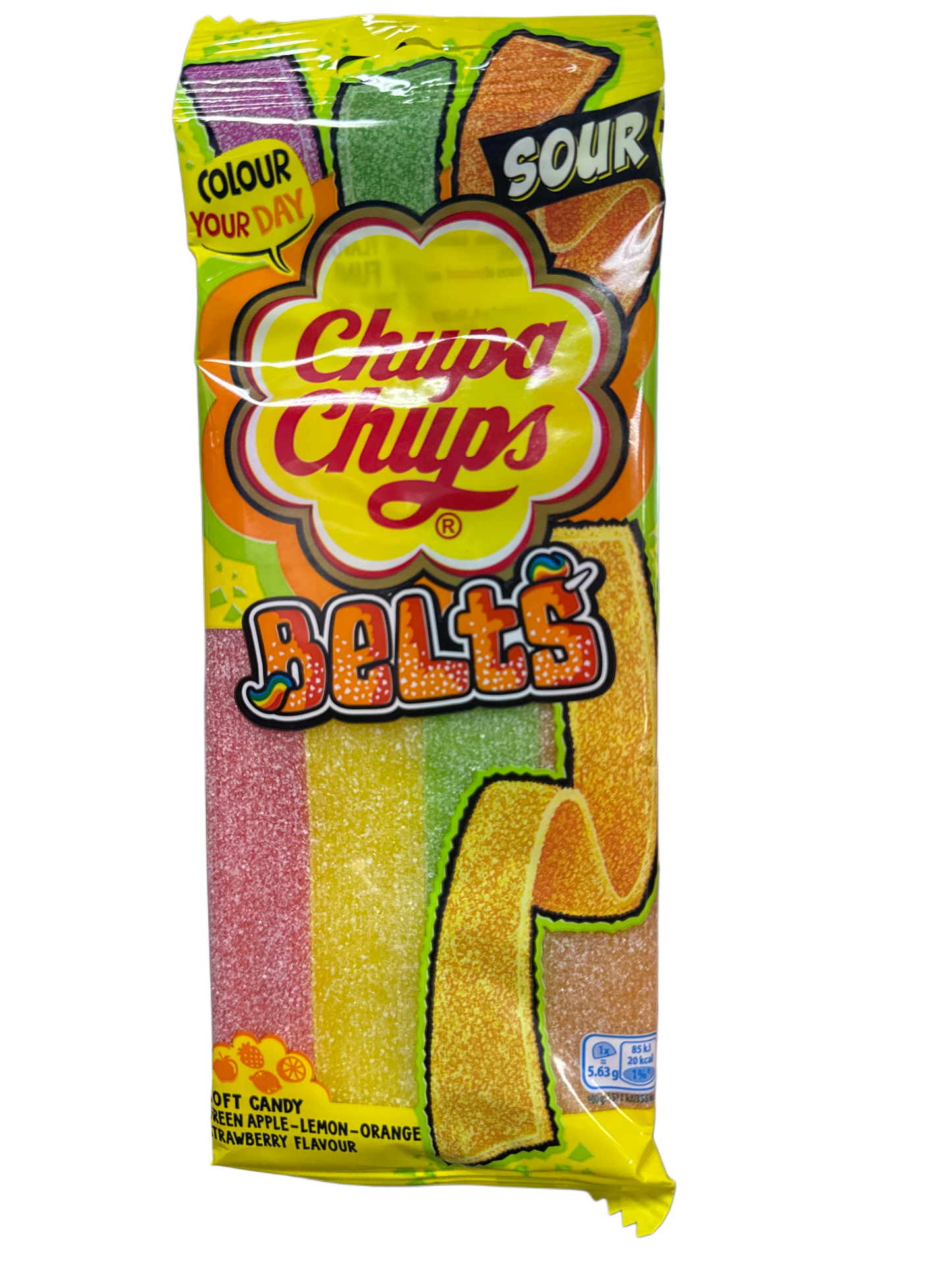 Chupa Chups Sour Belts 90G - U.K Edition
