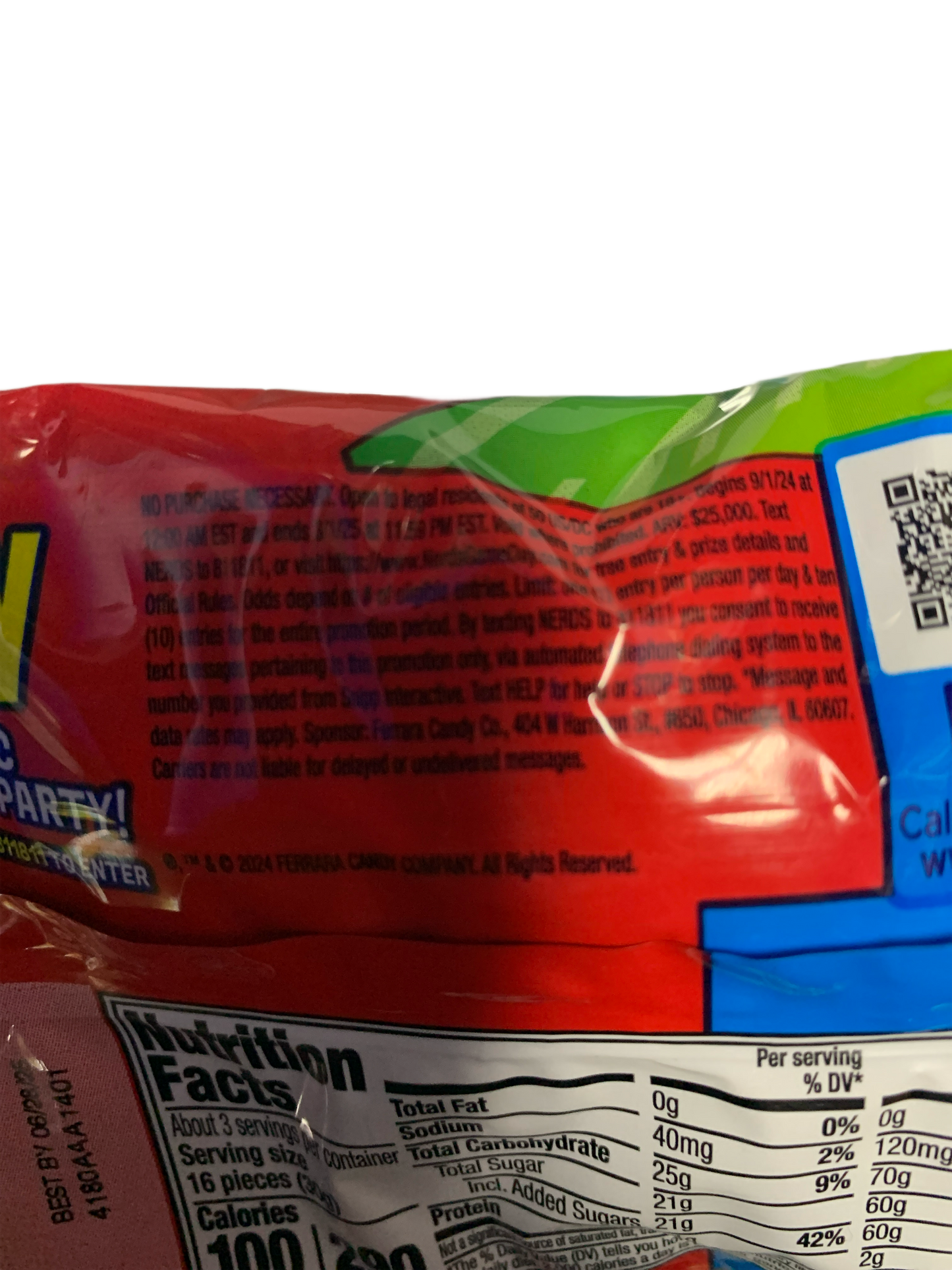 Nerds Gummy Clusters Berry Punch Rush Share Pack 30G - U.S Edition