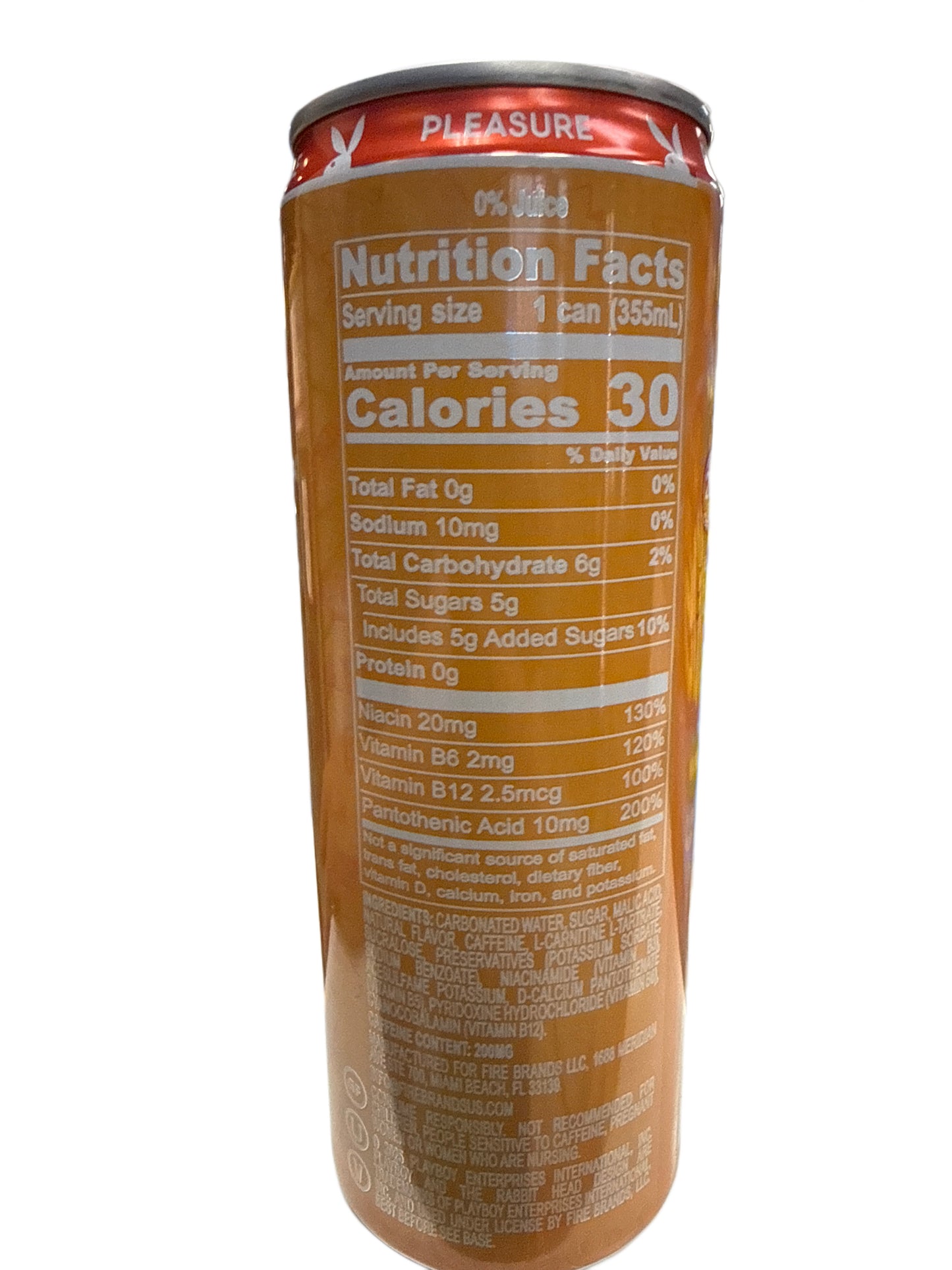 Playboy Sexy Peaches Energy Drink 355ML - International Edition