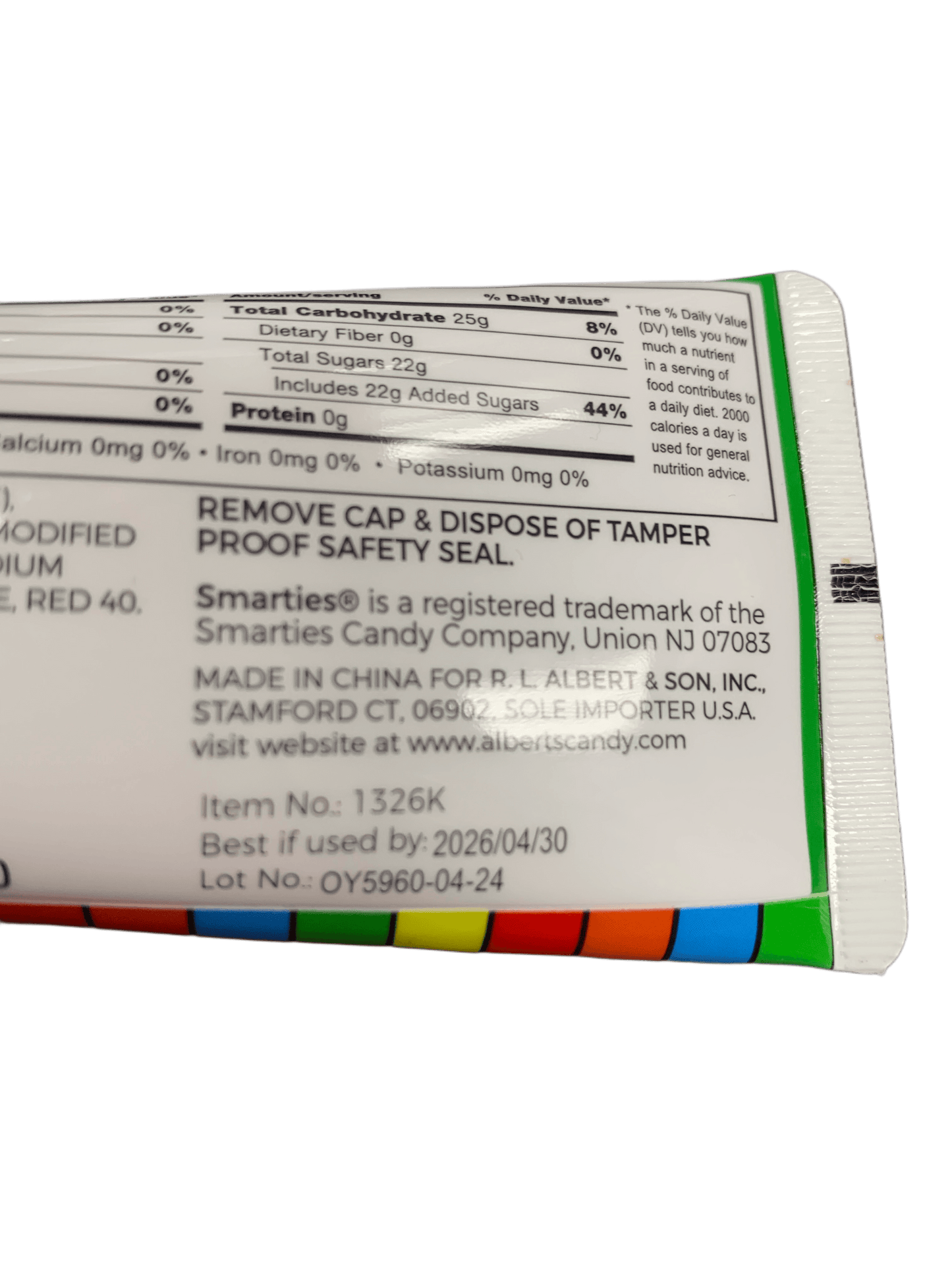 Smarties Squeeze Candy 2.26OZ - U.S Edition