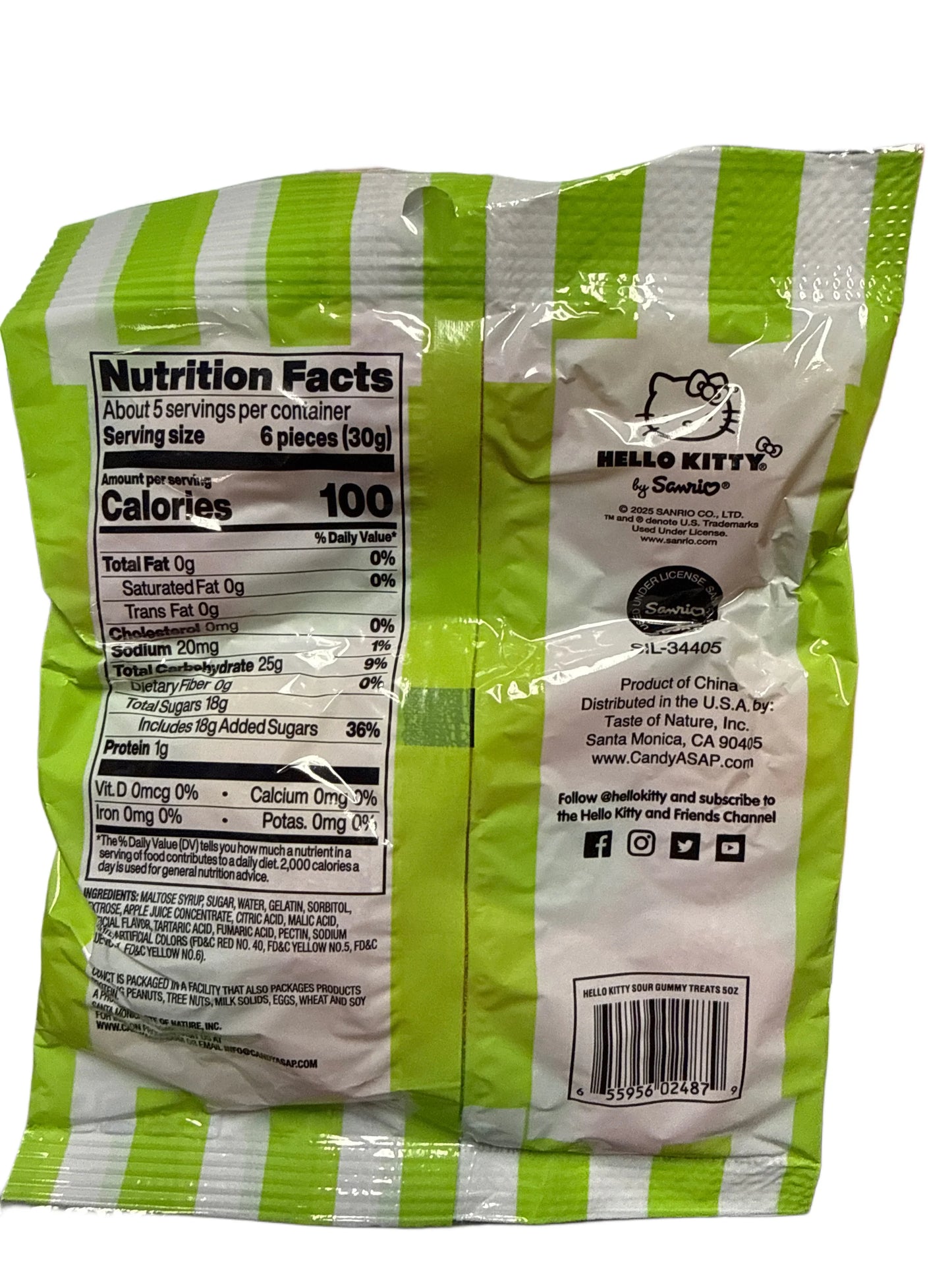 Hello Kitty Saure Gummibonbons 142G – US-Ausgabe