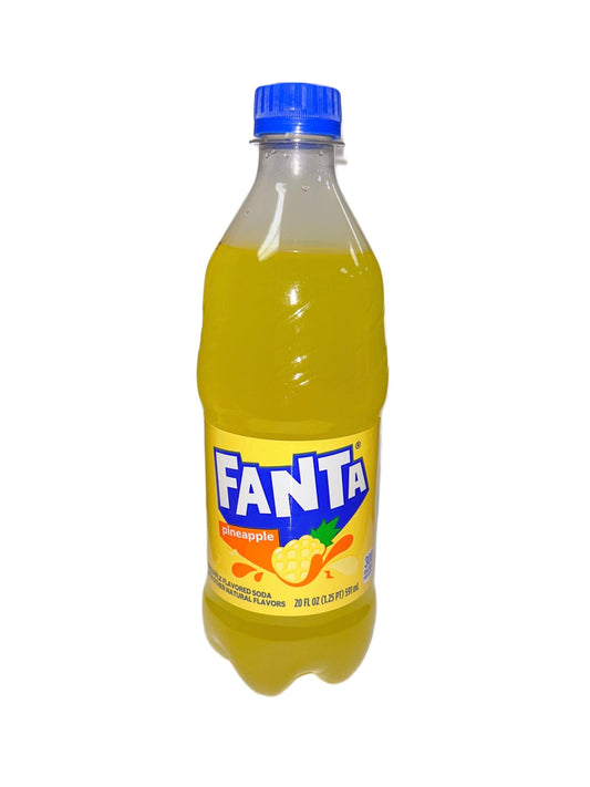 Fanta Pineapple Bottle 591ML - Extreme Snacks