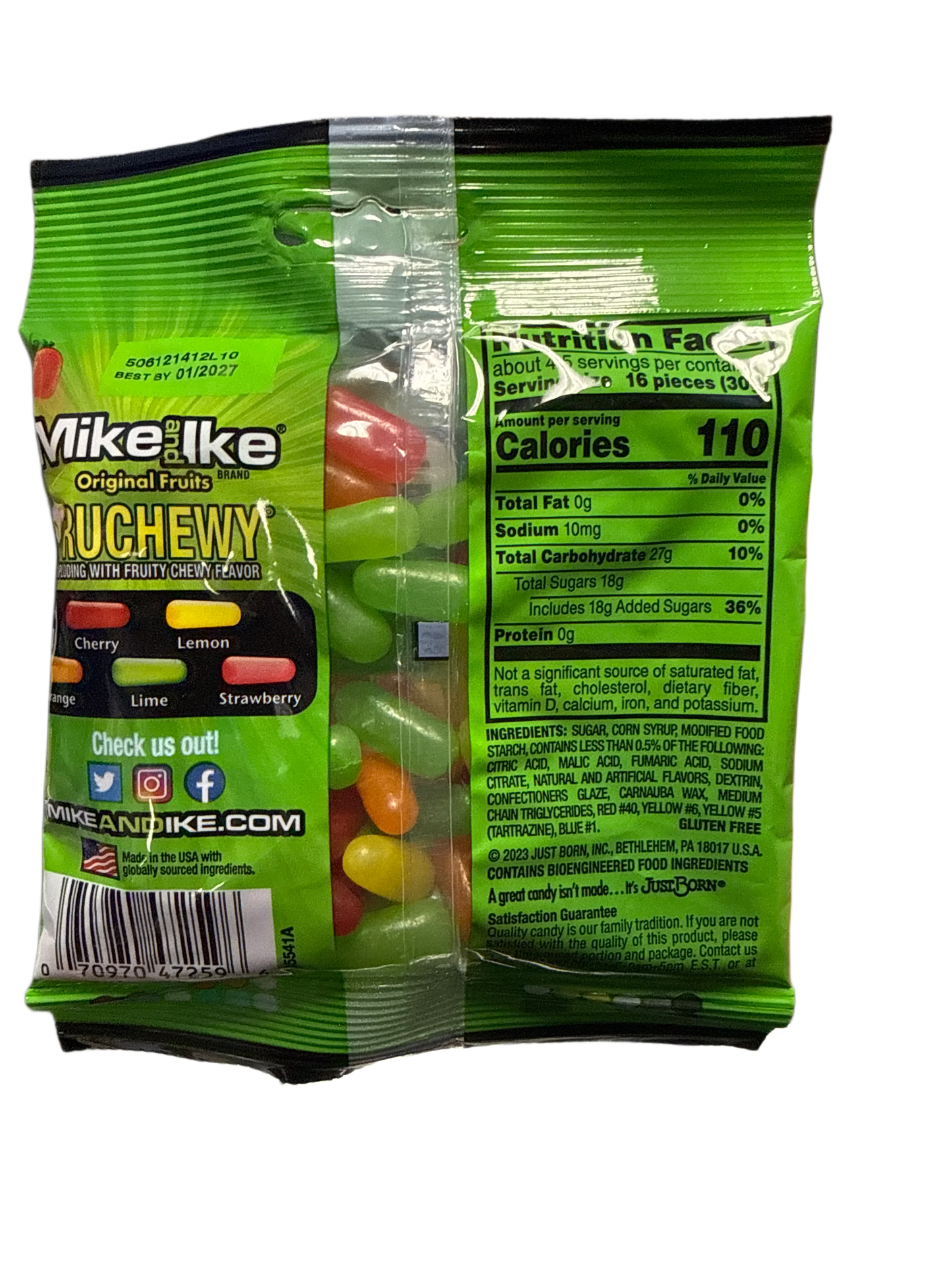 Mike och Ike Original Frukt Smakade Godis 141G - USA Utgåva