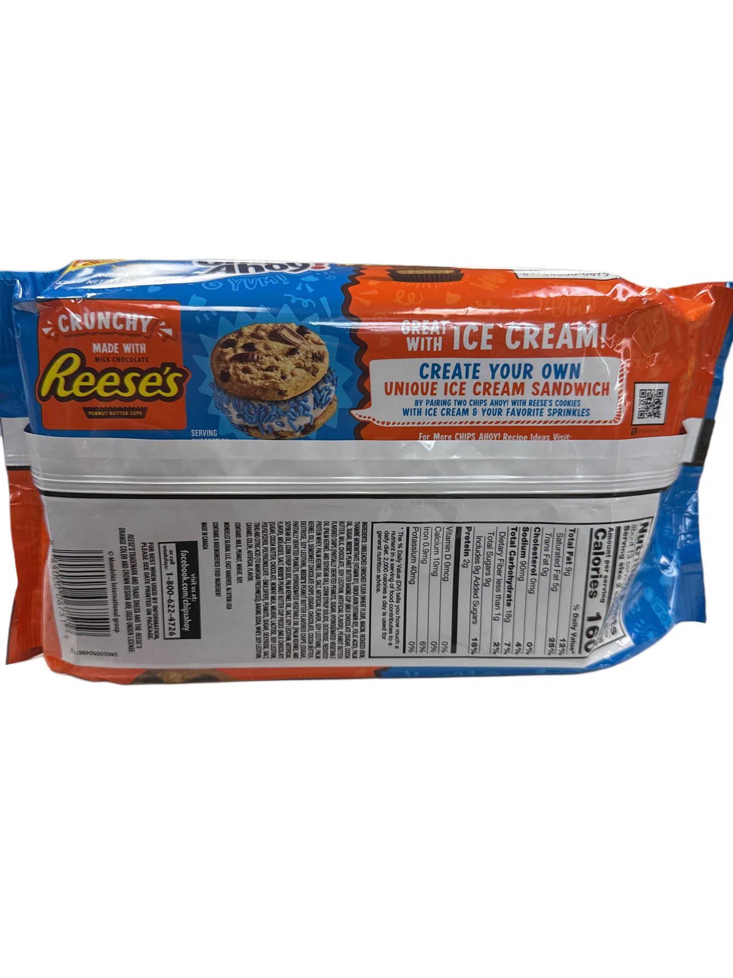 Chips Ahoy Crunchy Reeses Cookies 403G - U.S Edition
