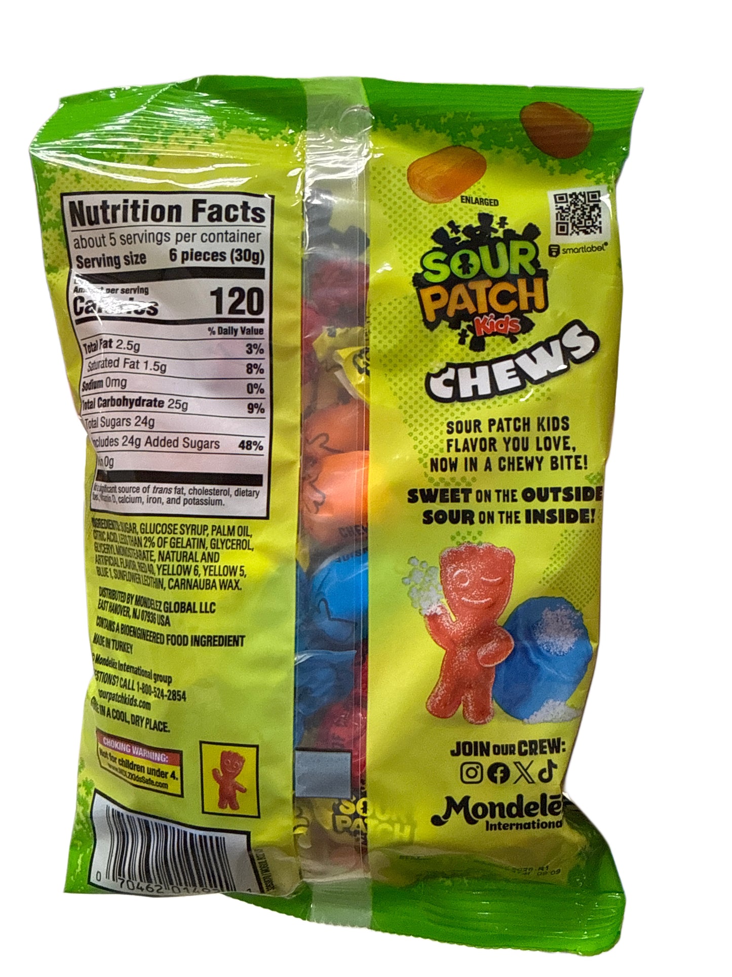 Sour Patch Kids Suriga Tuggisar 145G - Turkietutgåva