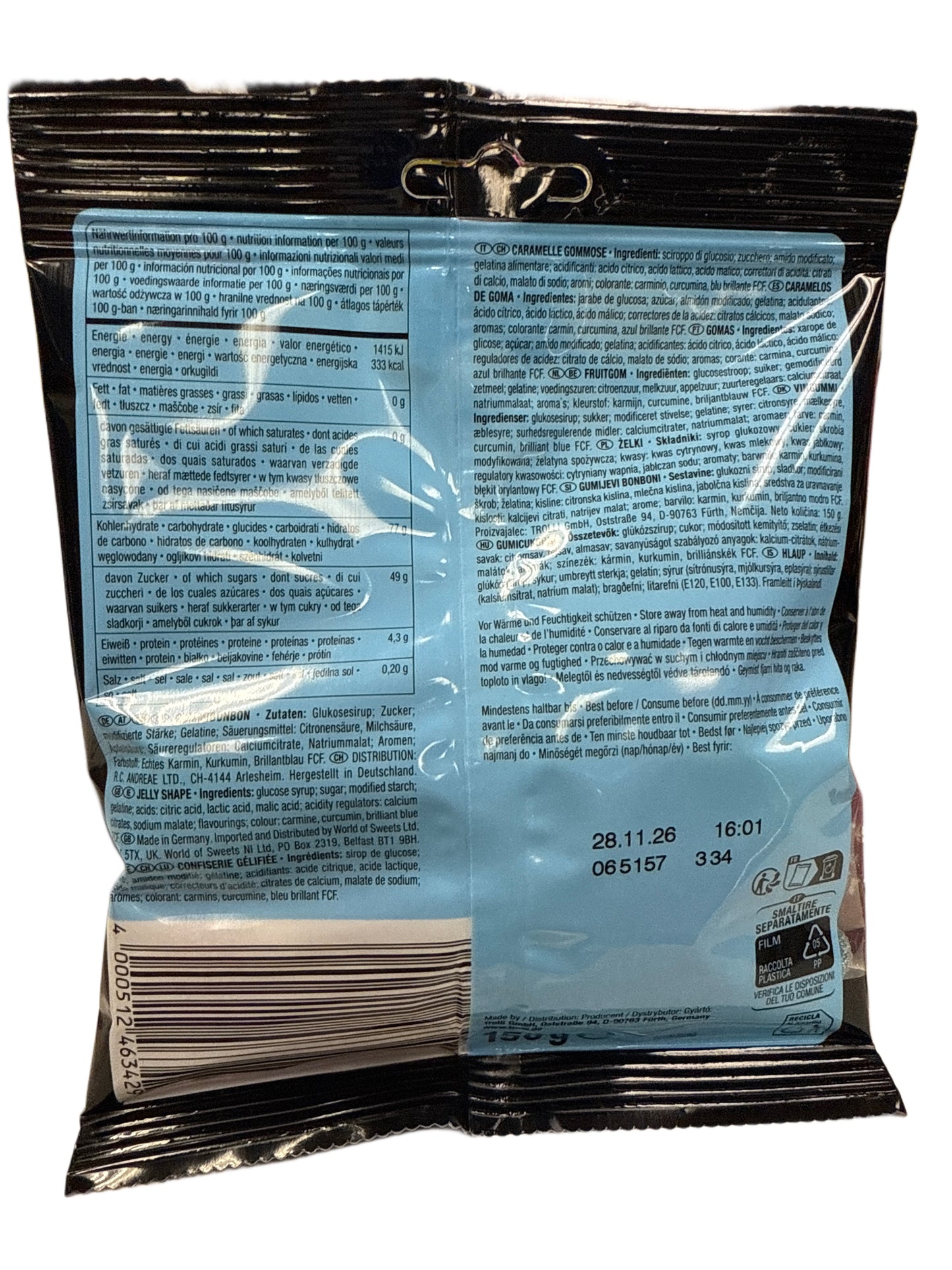 Trolli Sour Gummy Worms 150G - German Edition