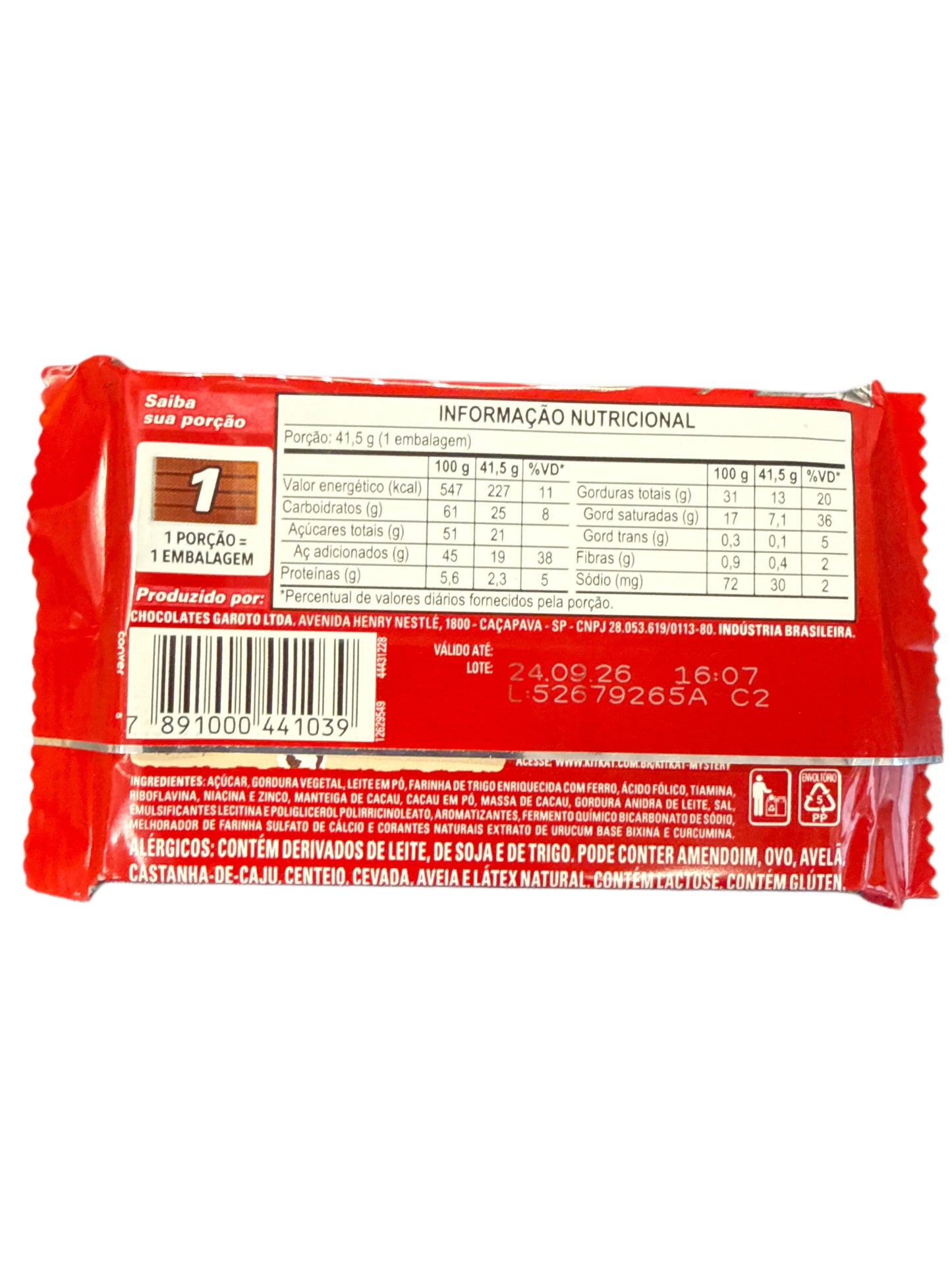 Kit Kat Limited Edition Mystery Flavor 41.5G - Brazilian Edition