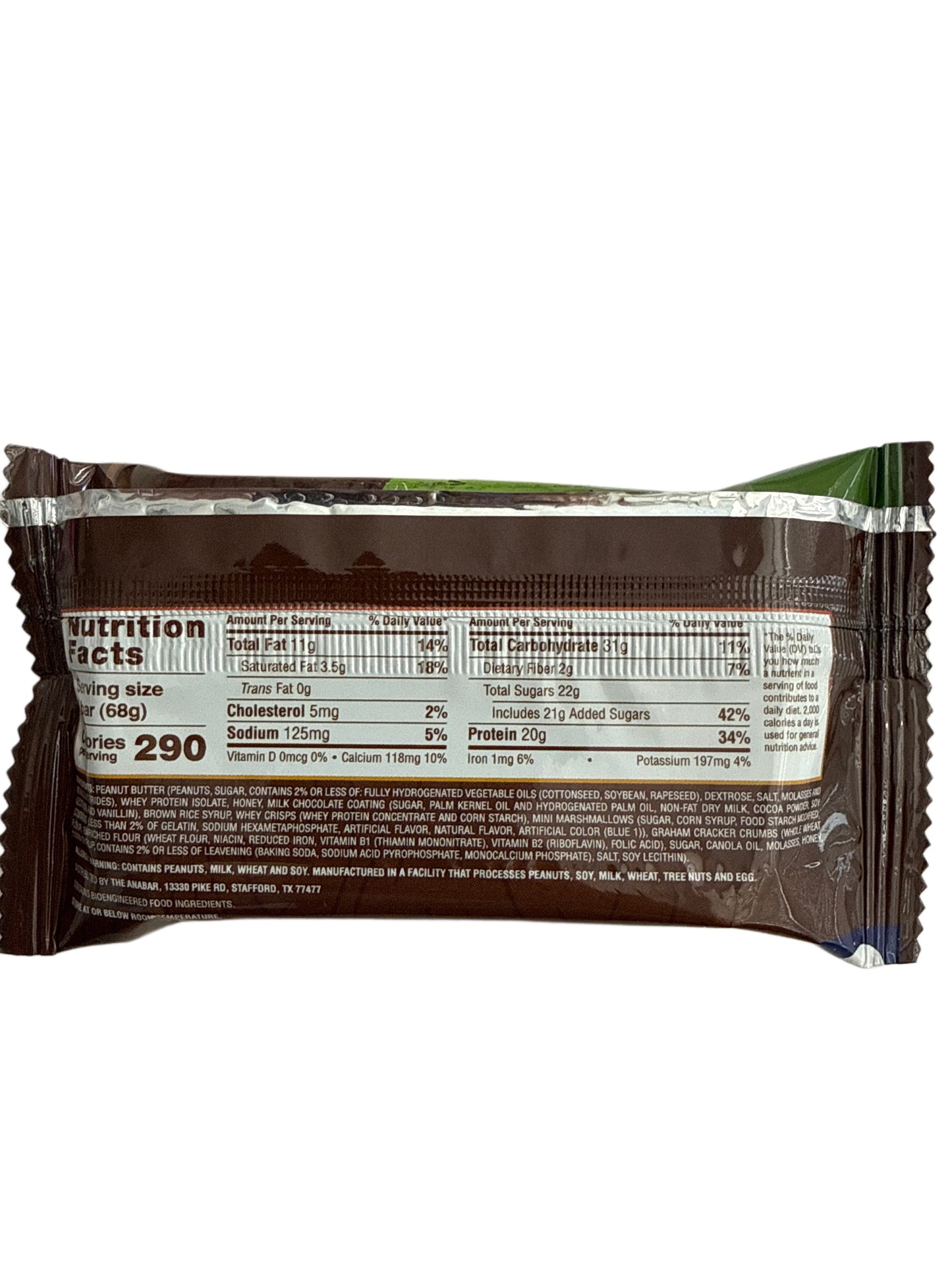 Barra de proteína sabor Triple Chocolate Anabar Wasted 68G - Edición EE. UU.