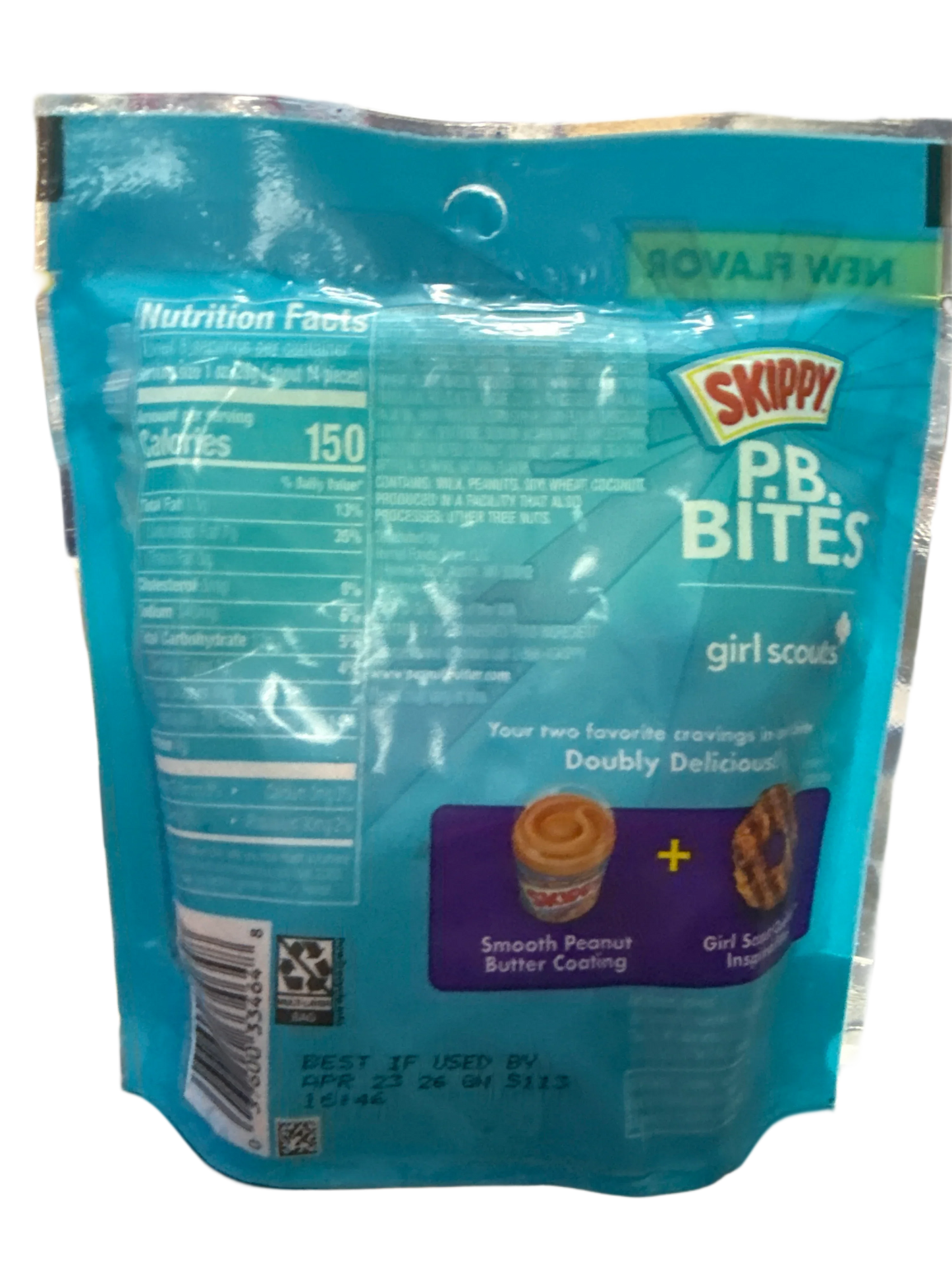 Skippy P.B Bites Girl Scout Coconut Caramel Bites 156G - U.S Edition