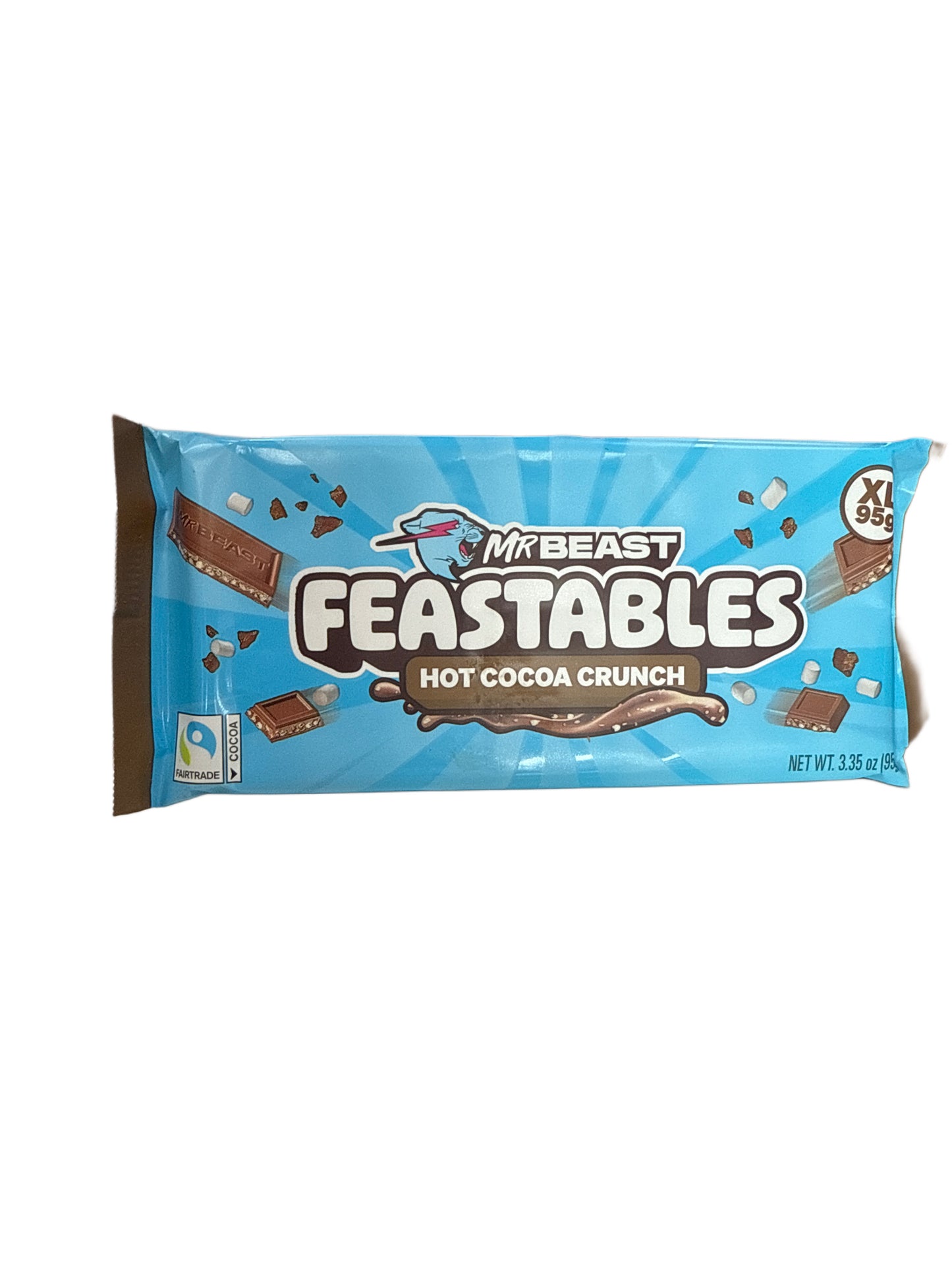 Mr Beast Feastables Édition Limitée Hot Cocoa Crunch XL 95G - Édition U.S