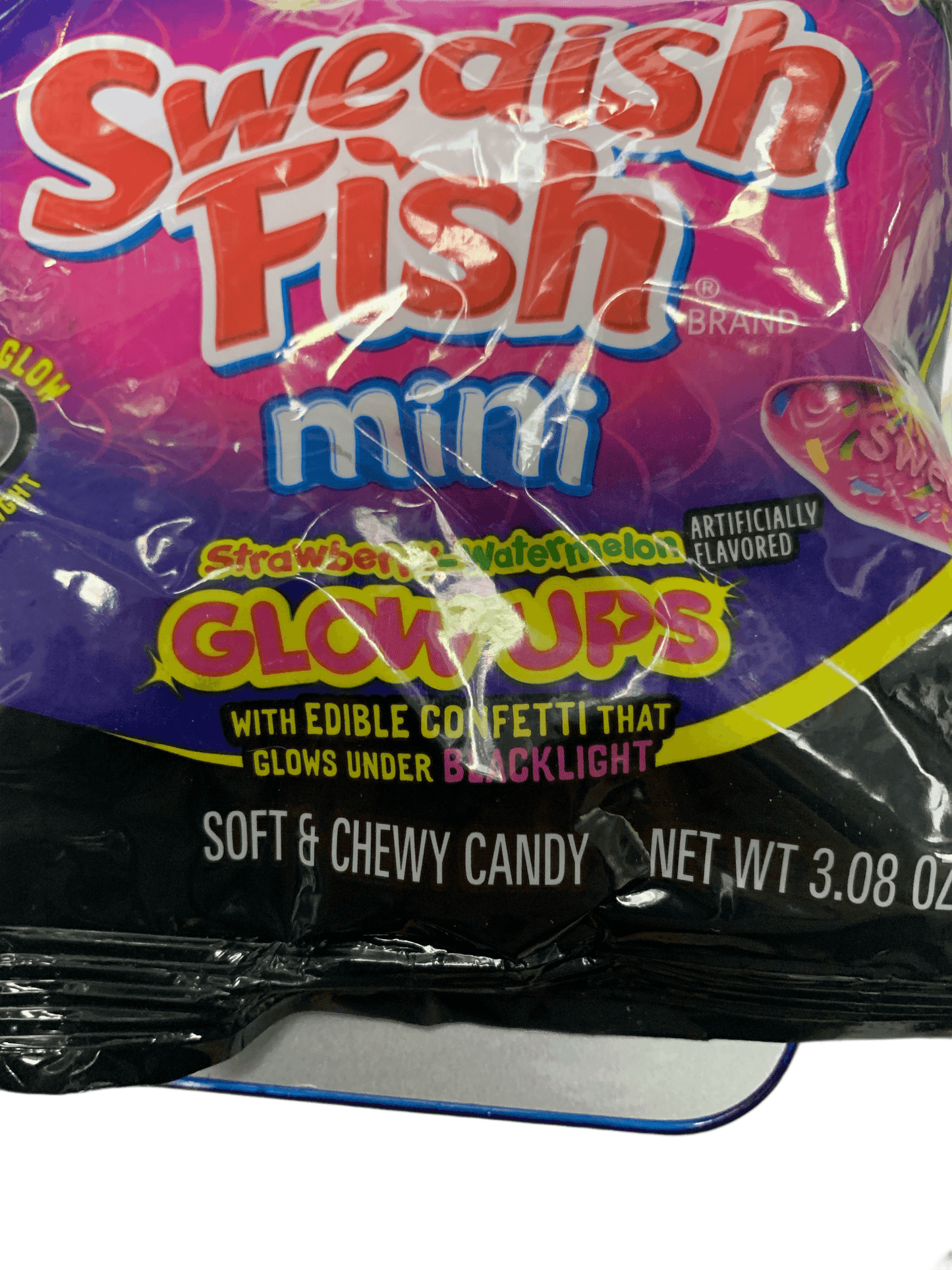 Swedish Fish Glow Ups 3.08OZ - U.S Edition