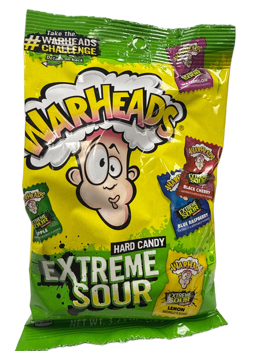 Warheads Extreme Sour Hard Candy 92G - U.S Edition