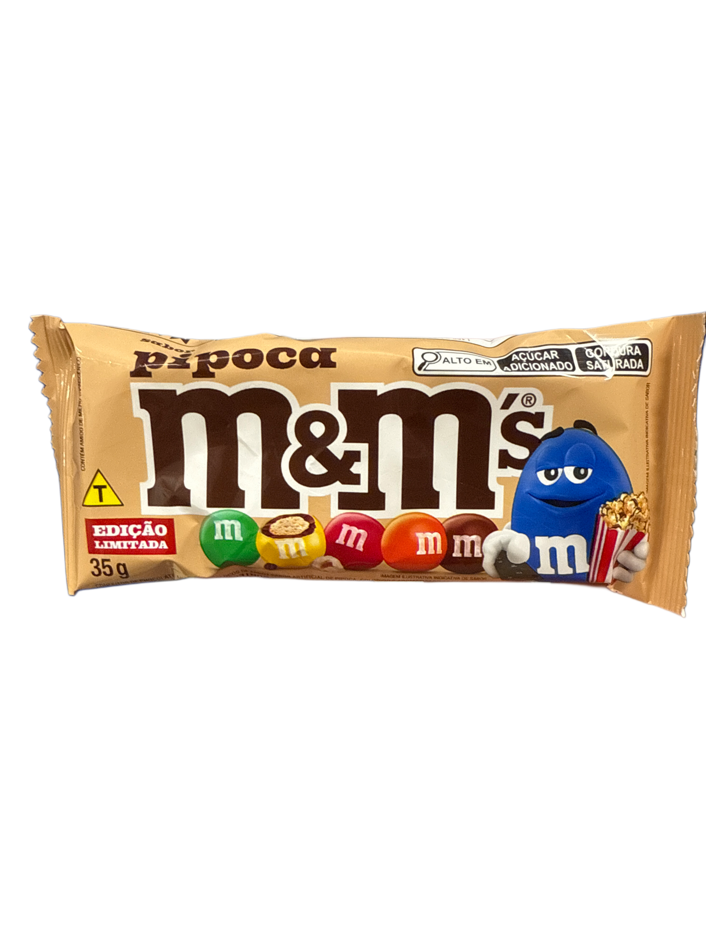 M and M's Limited Edition Popcorn Flavoured Chocolate 35G - Brazilian Edition