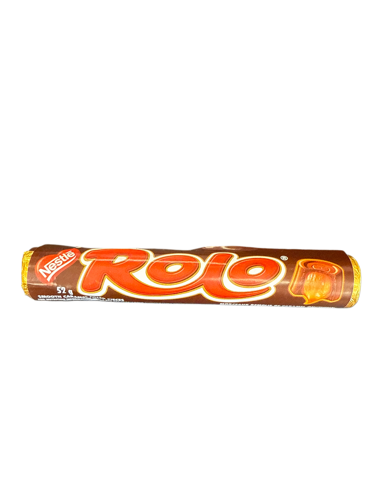 Rolo Cioccolato Morbido Pezzi Ripieni di Caramello 52G - Edizione Canadese