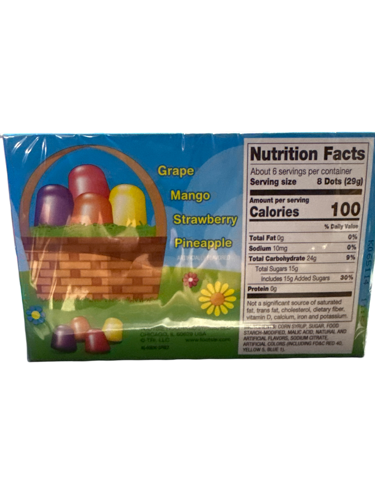 Caramelle gommose alla frutta Dots Pasqua 170G - Edizione USA