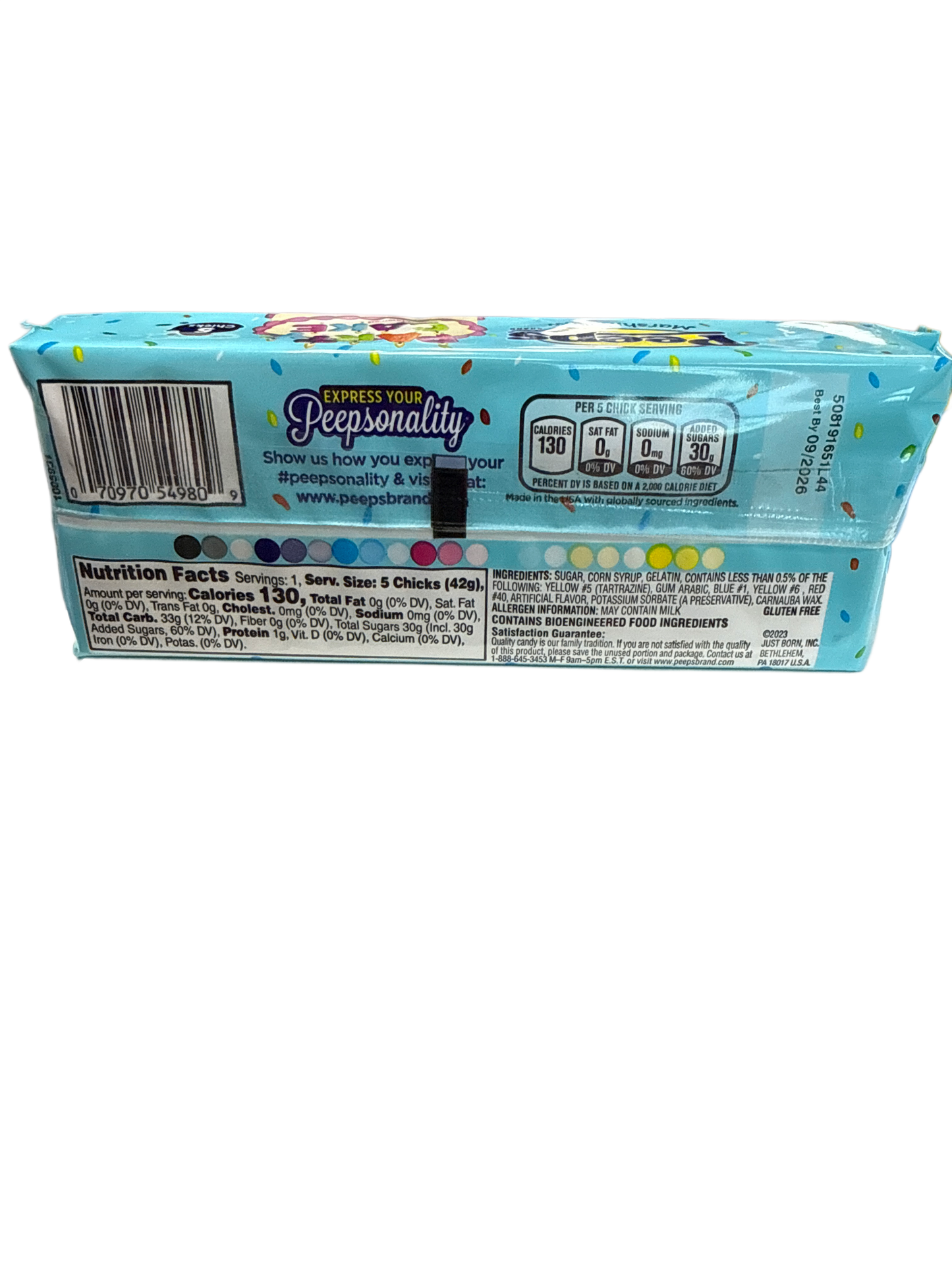 Peeps Party Cake Flavoured Easter Marshmallows 42G - U.S Edition