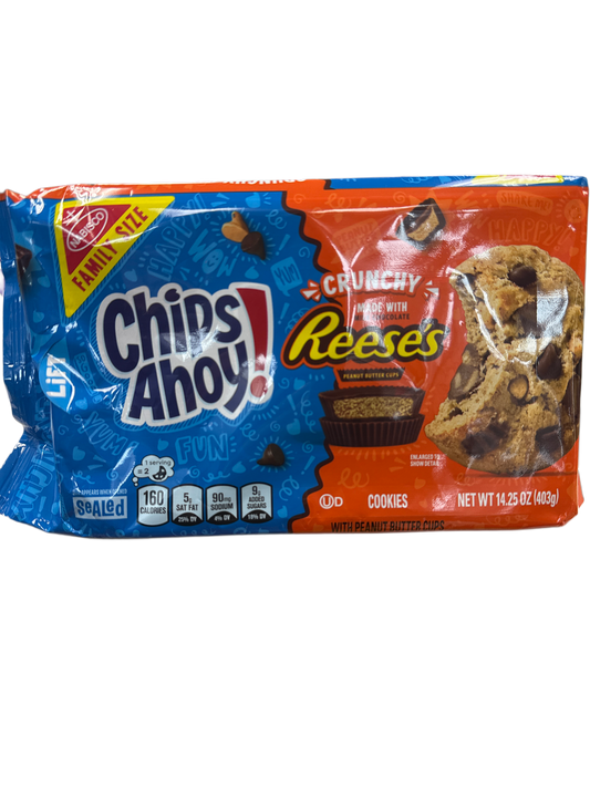 Chips Ahoy Crunchy Reeses Cookies 403G - U.S Edition