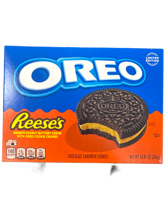 Oreo Family Size Reeses's Peanut Butter Creme With Oreo Cookie Crumbs 306G - U.S Edition