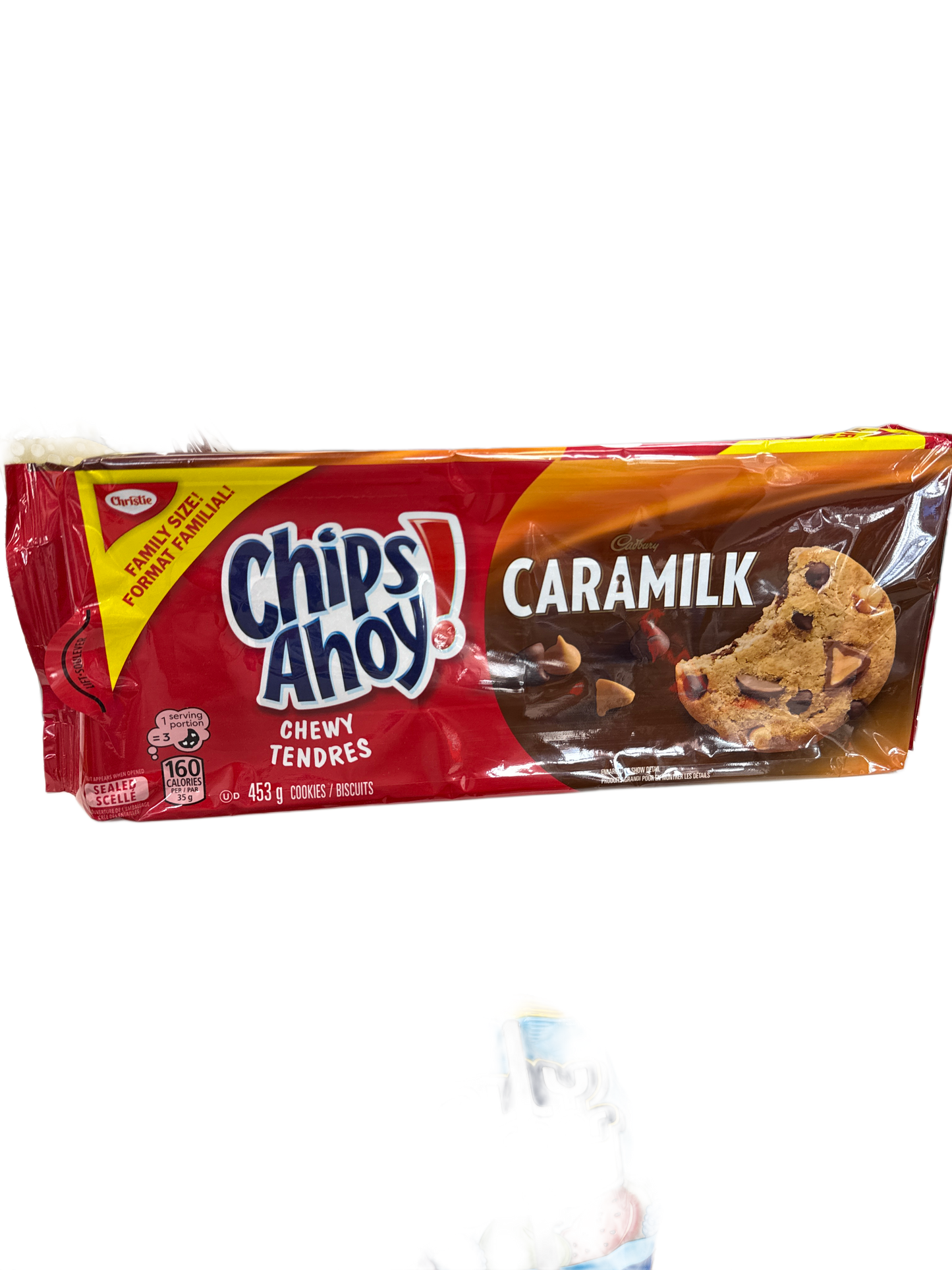 Chips Ahoy Chewy Tendres Taille Familiale Cadbury Caramilk Saveur 453G - Édition Canadienne