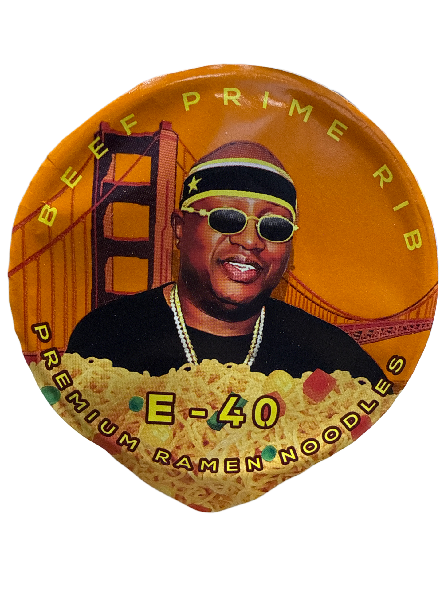 Rap Snacks E-40 Tăiței cu aromă de coaste de vită prime rib 64G - Ediția SUA