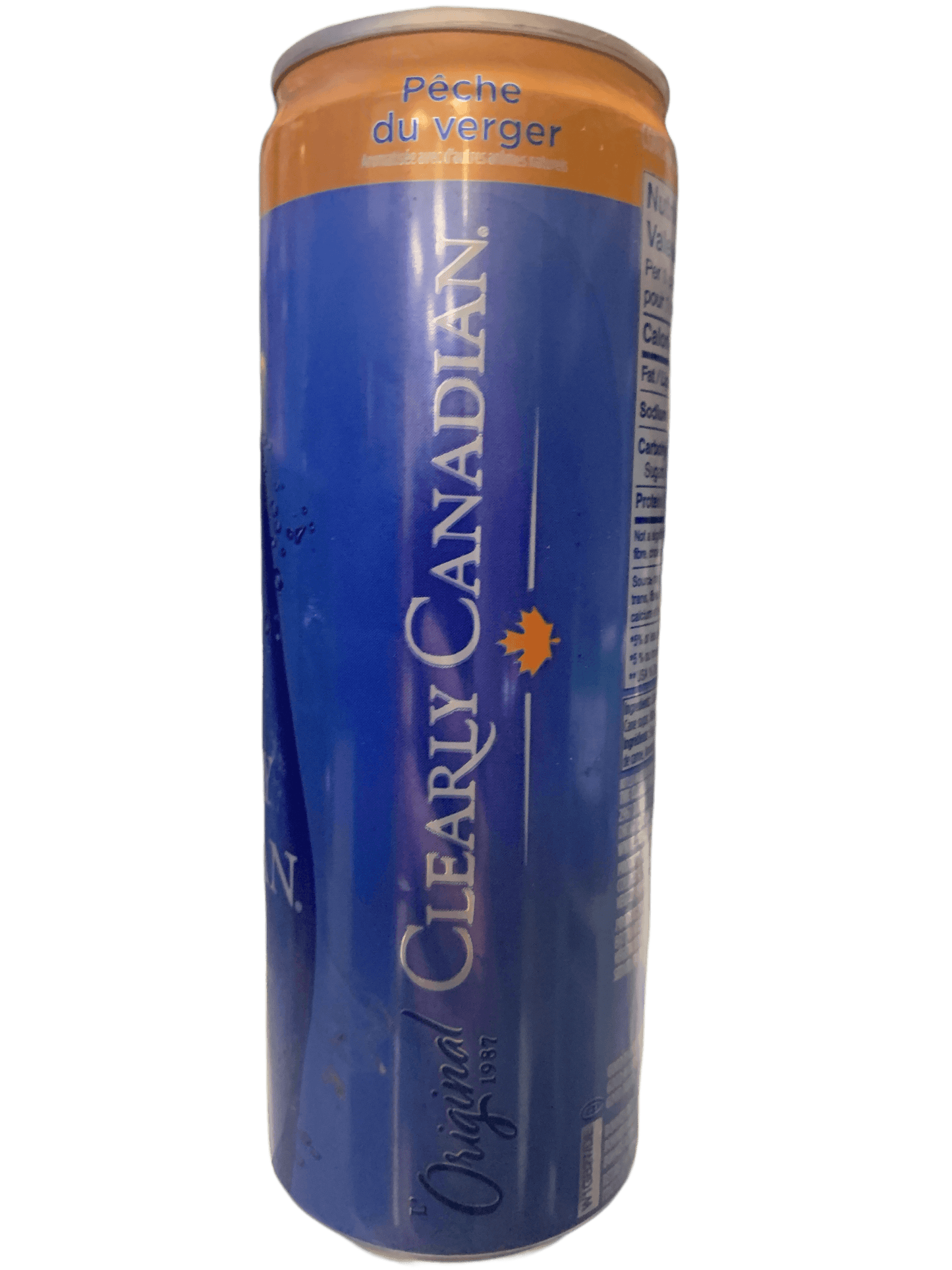 Clearly Canadian Sparkling Orchard Peach Cans 355ML - Canadian Edition