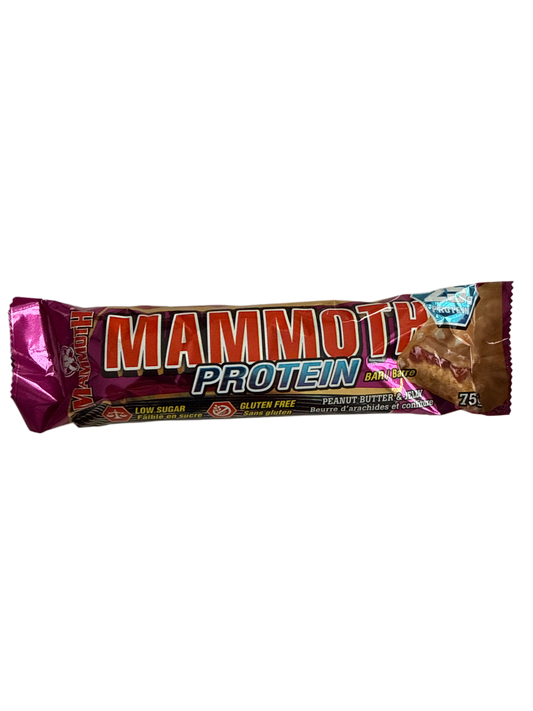 Mammoth 25 Gram Peanut Butter And Jelly Protein Bar 75G - U.S Edition