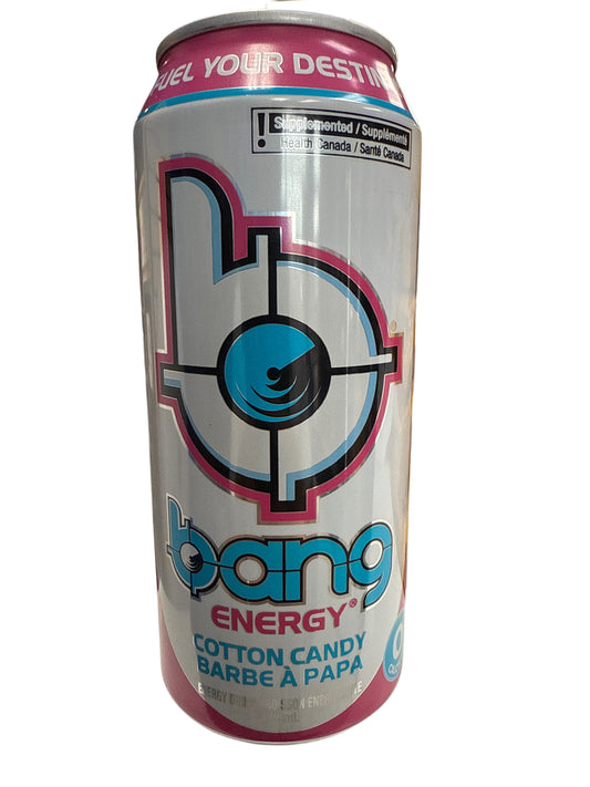 Bang Energy Cotton Candy Flavour 473ML - U.S Edition