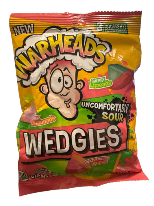 Warheads Uncomfortably Sour Wedgies Candy 127G - U.S Edition