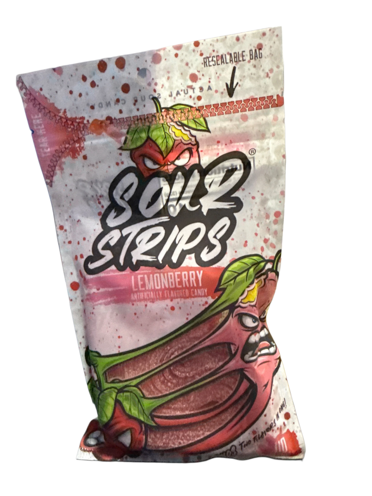 Sour Strips Lemonberry Flavour 96G - U.S Edition