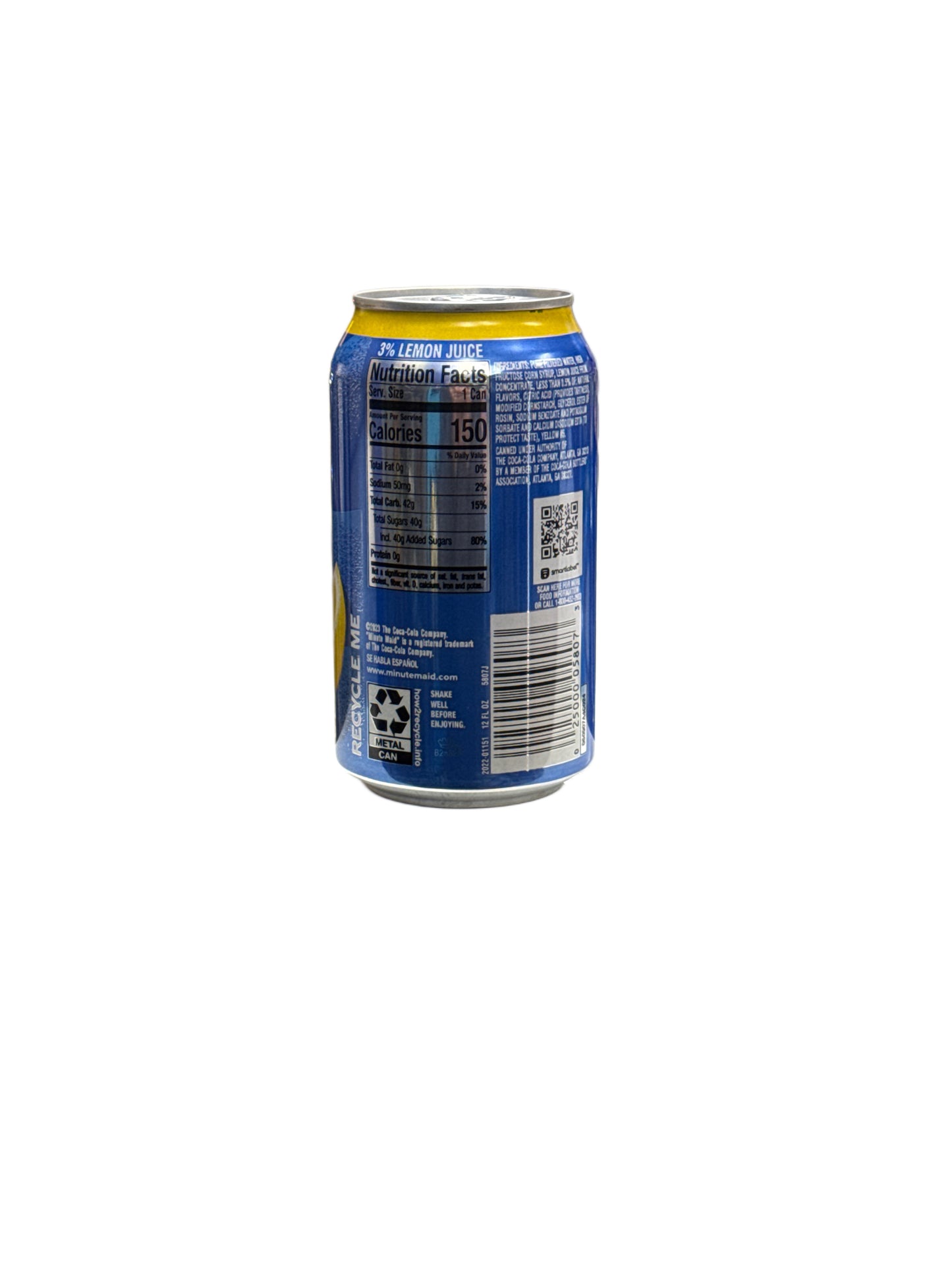 Minute Maid Lemonade Can 355ML - U.S Edition